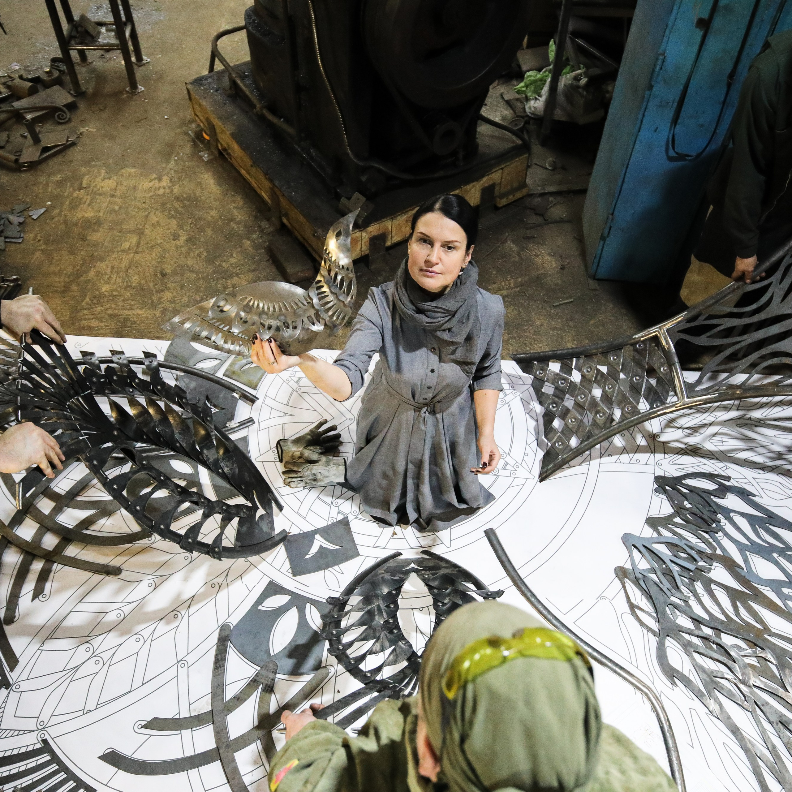 Скульптор кузнец Мария Тарлецкая