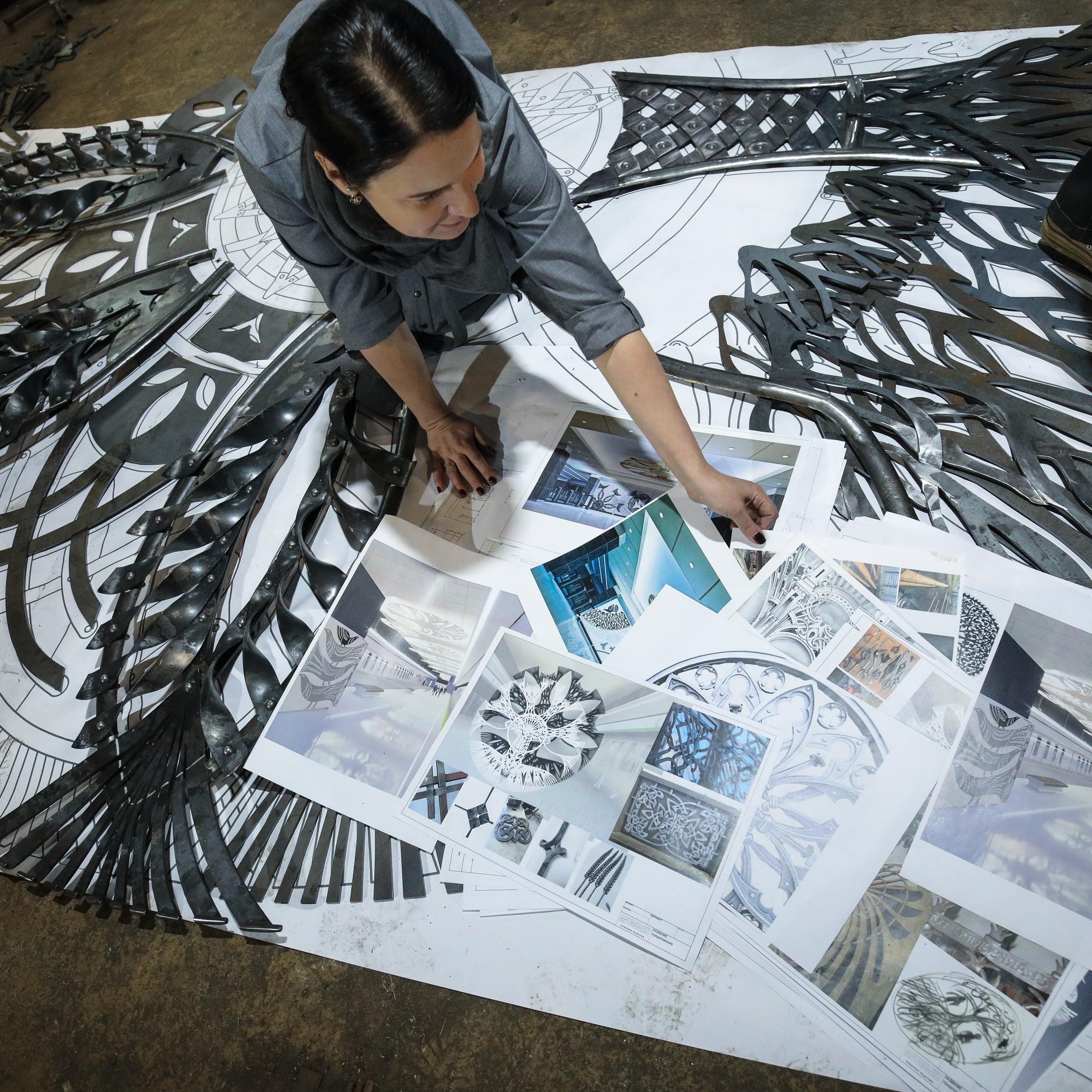 Скульптор кузнец Мария Тарлецкая