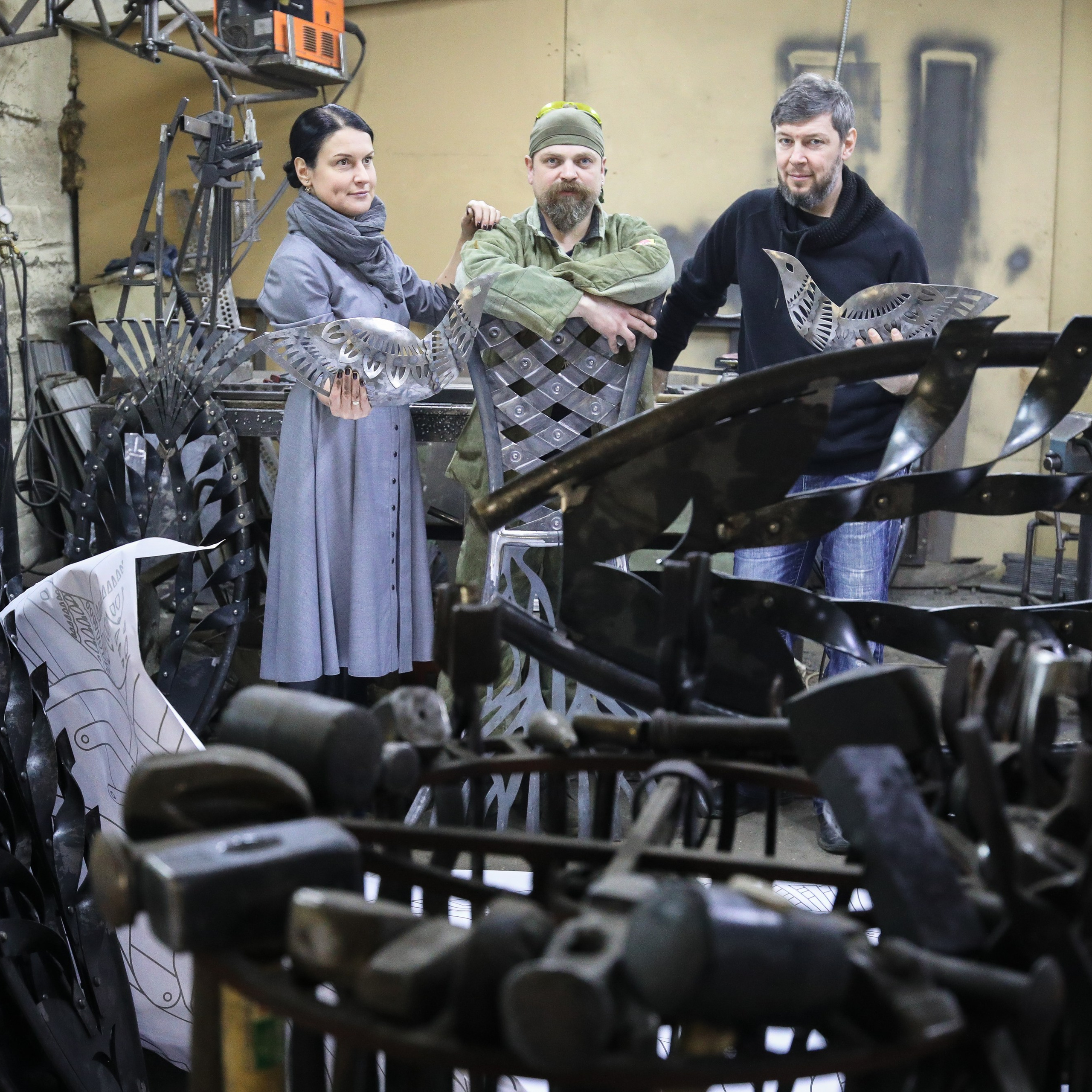 Скульптор кузнец Мария Тарлецкая