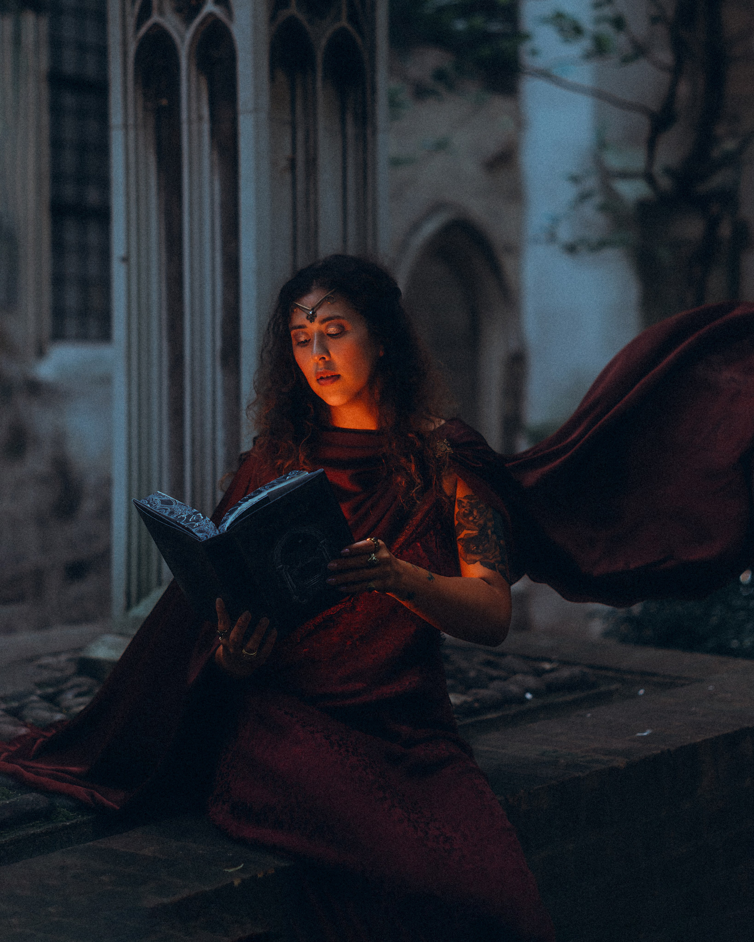 Fairy in Medieval Ruins Photoshoot