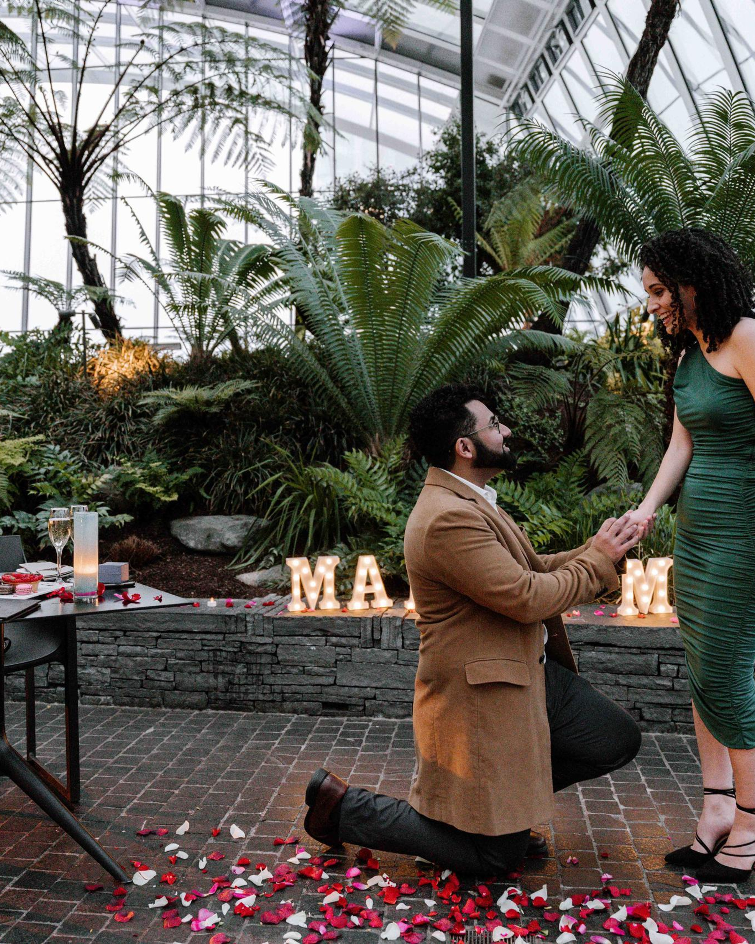 Secret Marriage Proposal at Sky Garden