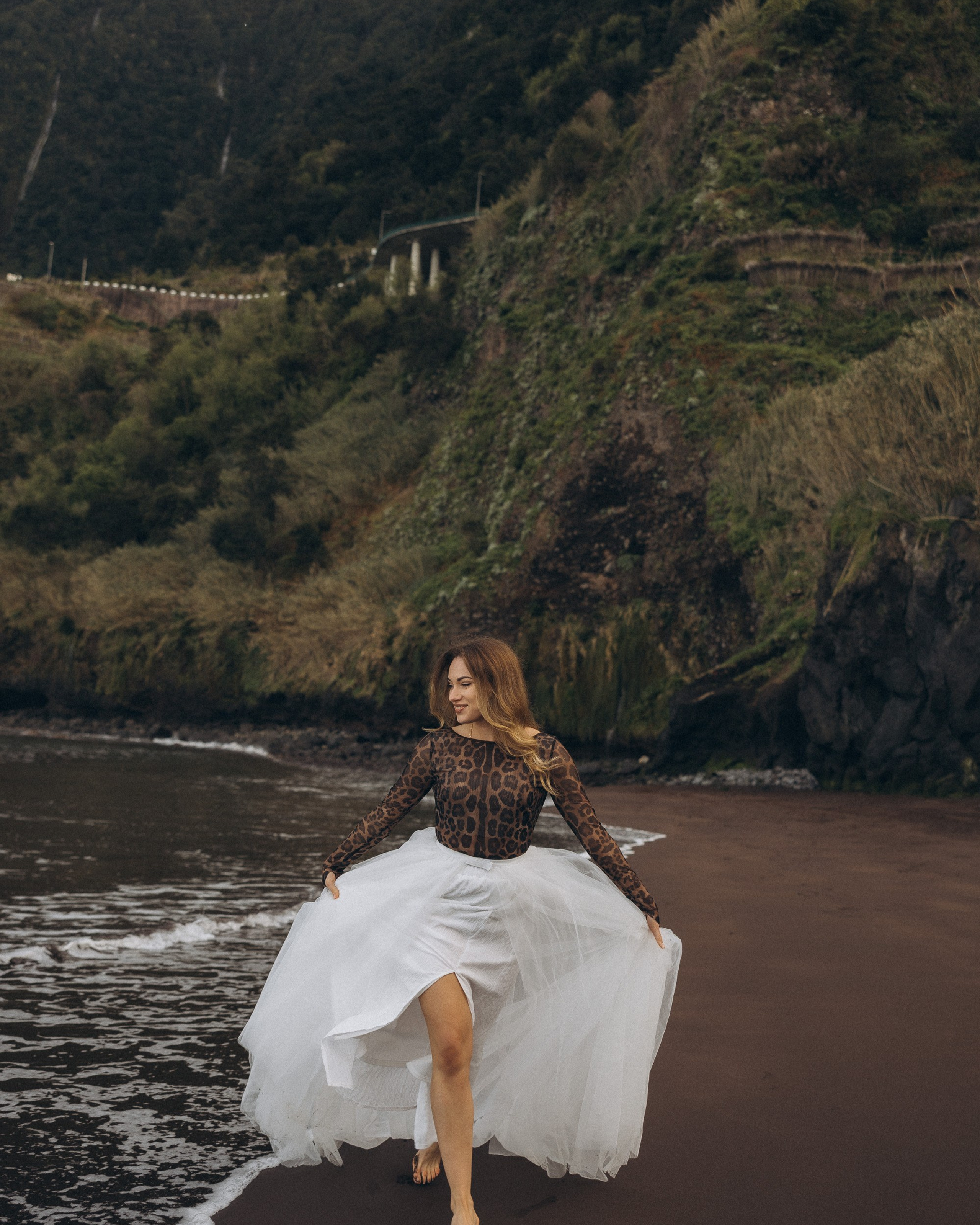 Individual photoshoot in Seixal beach