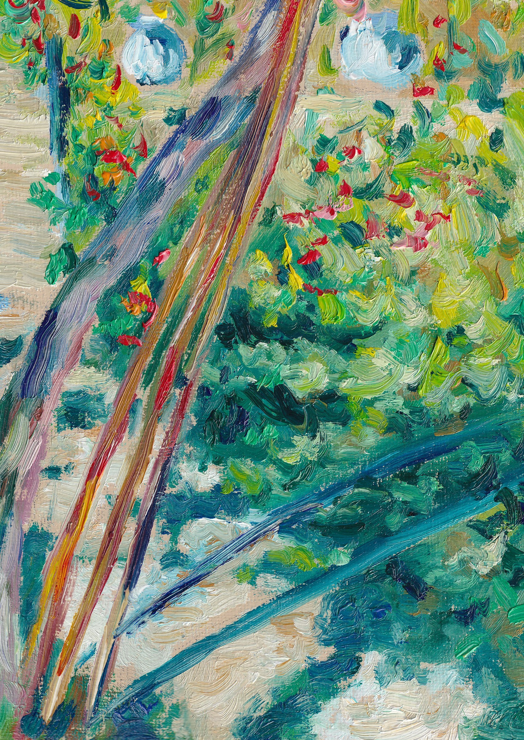 « Garden at Vétheuil » by Claude Monet. Evgeniia Bychina, painter