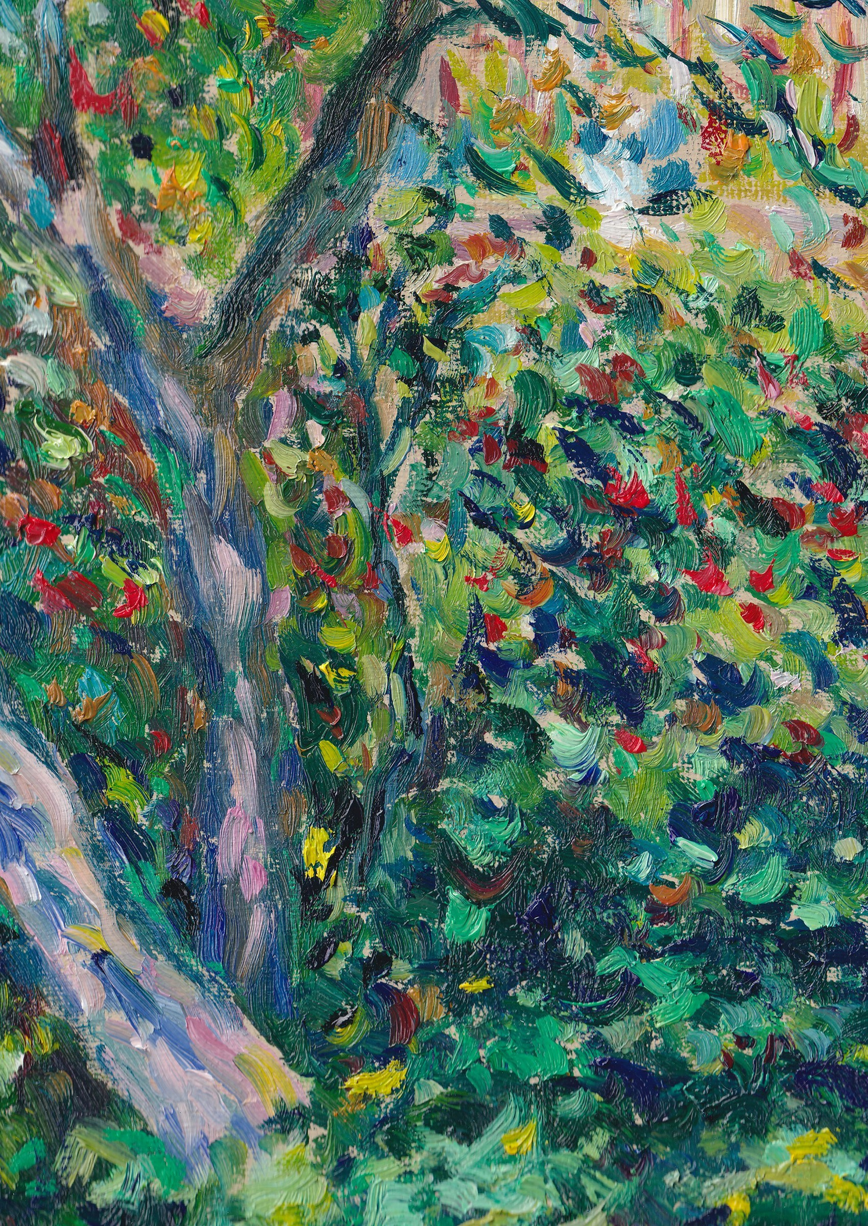 « Garden at Vétheuil » by Claude Monet. Evgeniia Bychina, painter