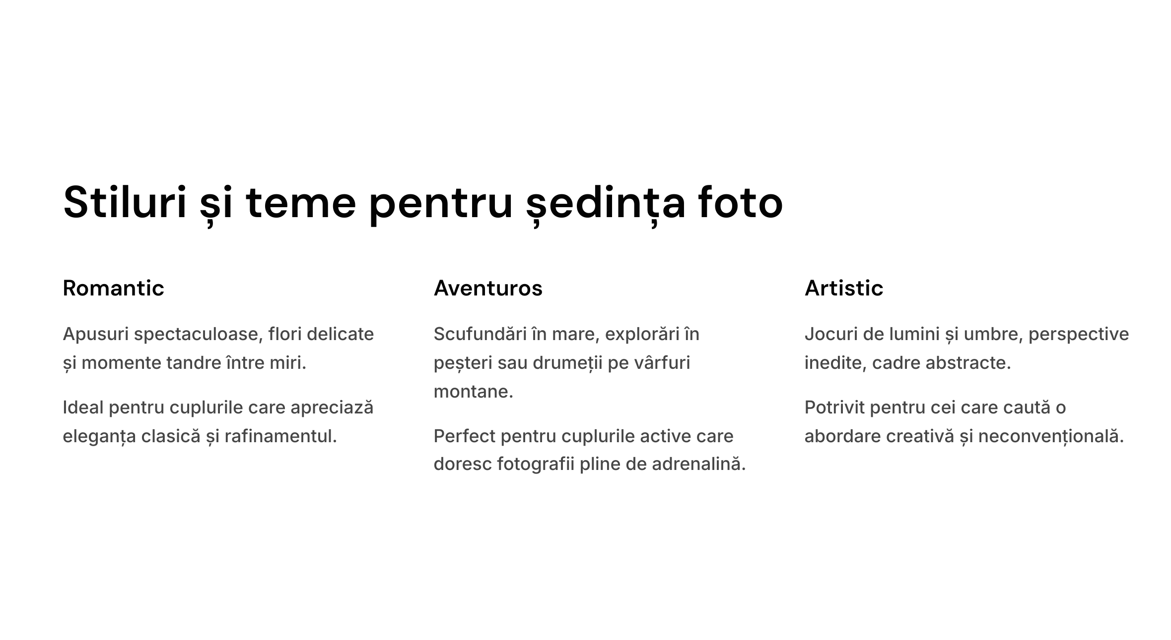 Sedinta foto „Trash the Dress”