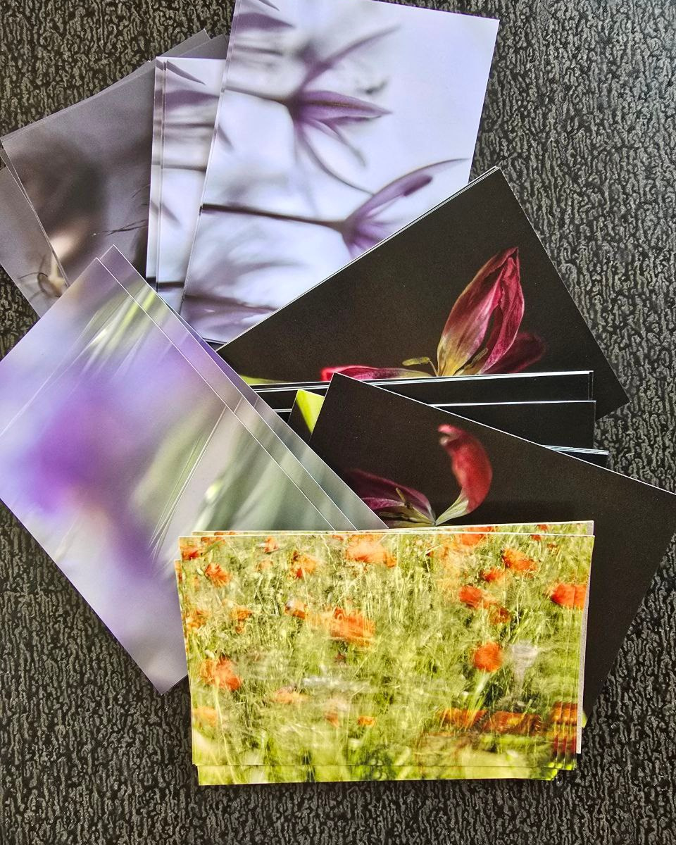 Postcards by Natalja Poplavska, UK-based visual artist and photographer, from her Timeless Unity series, available to purchase online and at exhibitions.