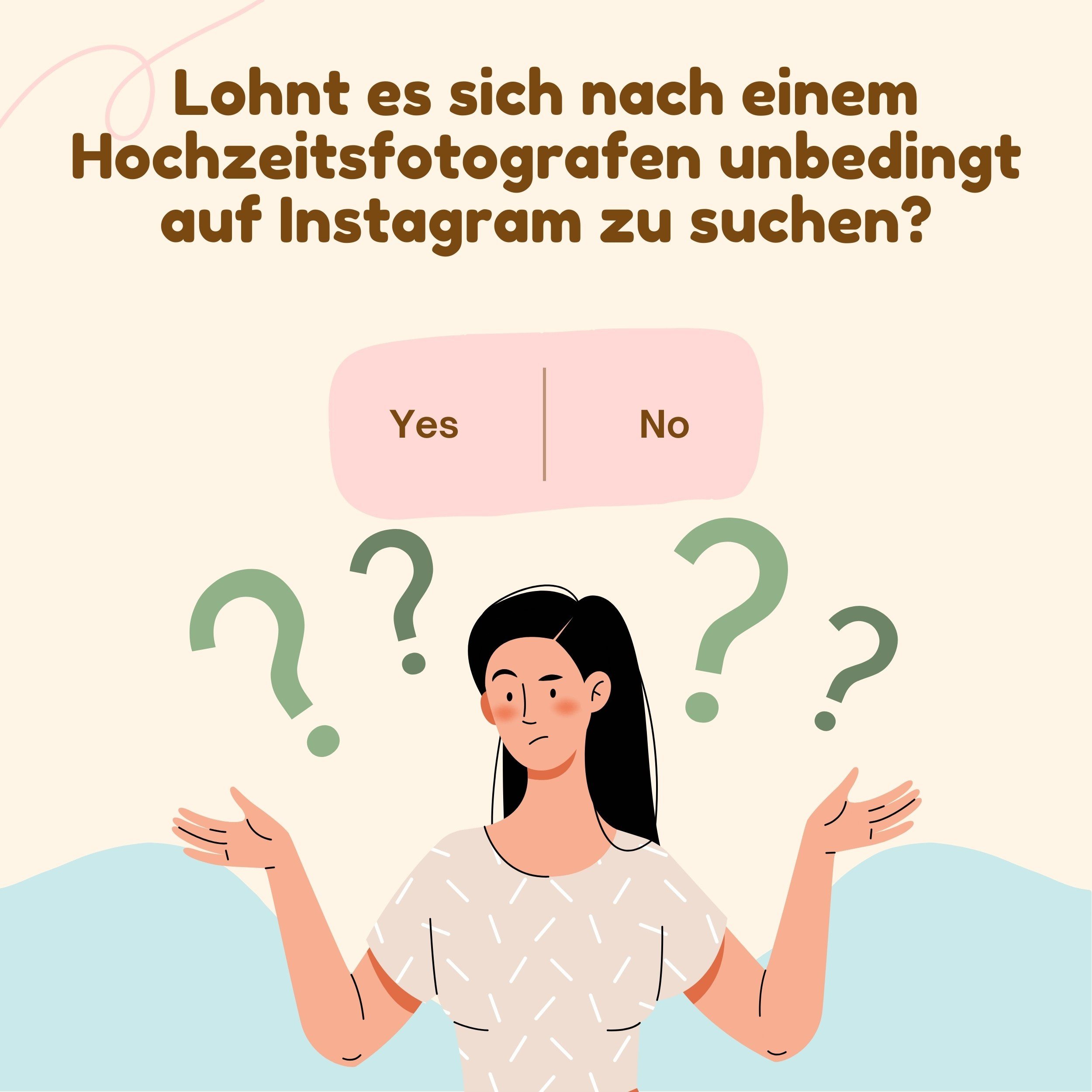 Lohnt es sich nach einem Hochzeitsfotografen auf Instagram zu suchen?