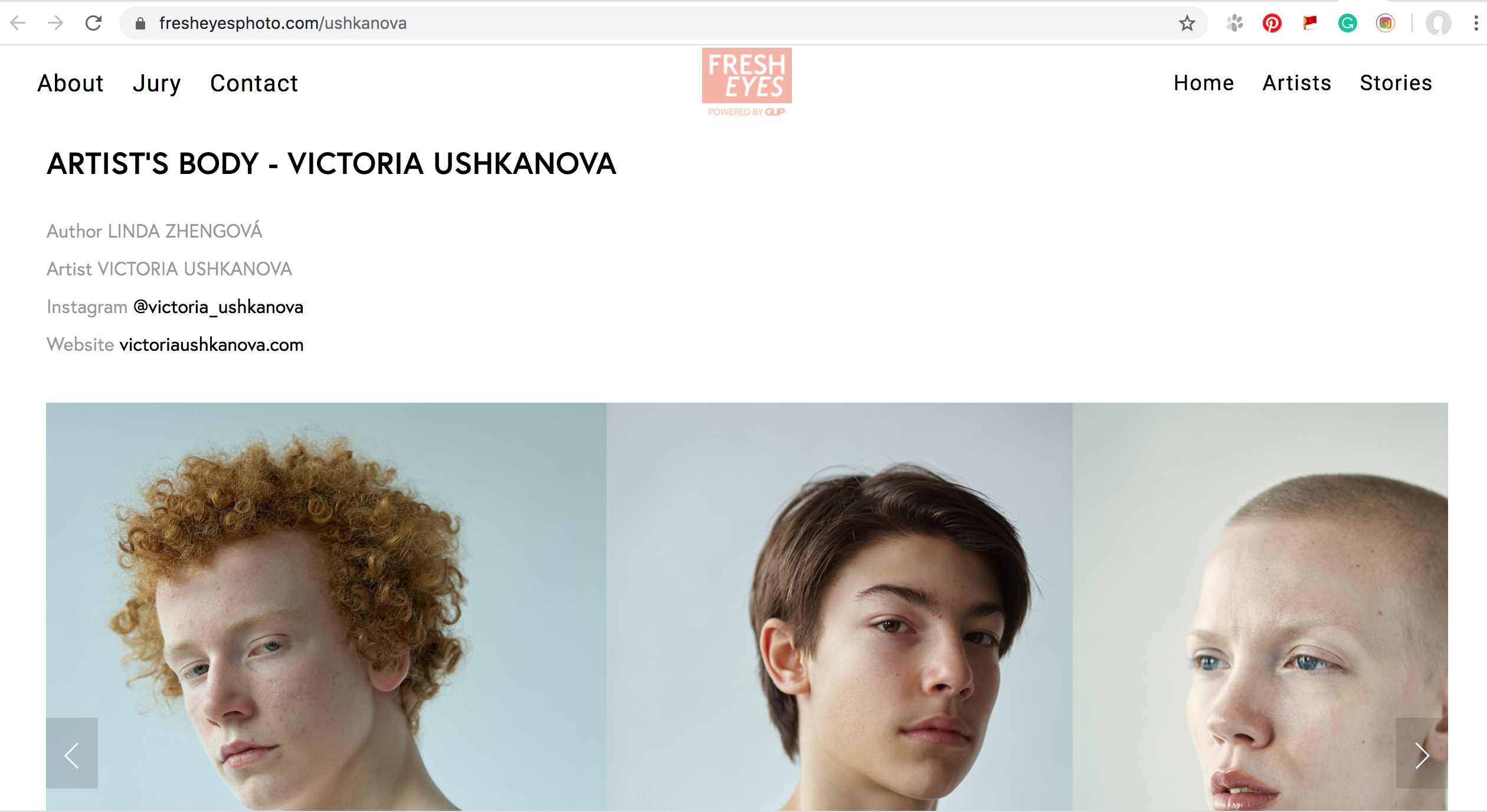 Fresh Eyes Photo. Fotograaf Amsterdam - Victoria Ushkanova