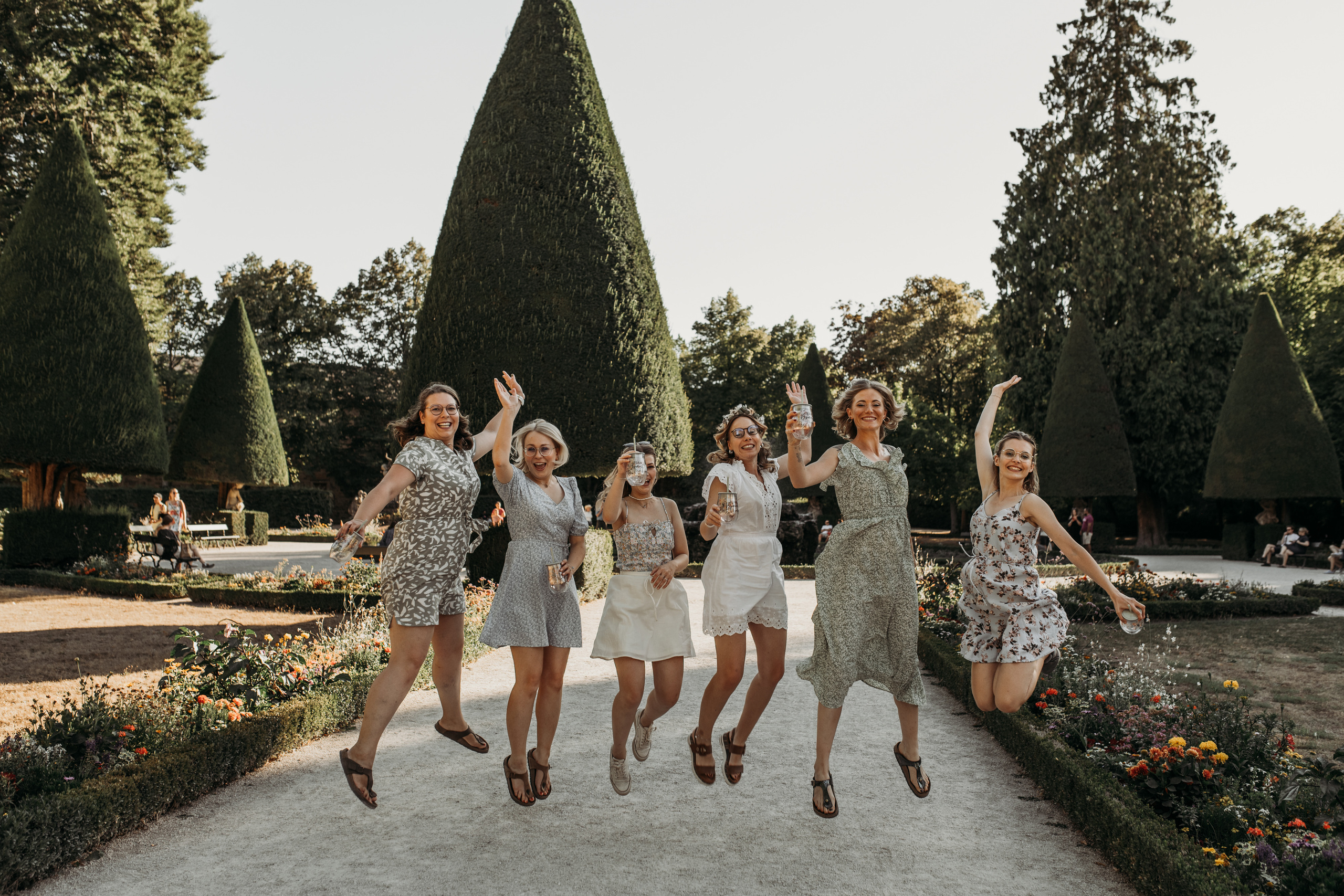 Verrückte JGA mit tollen Mädels 