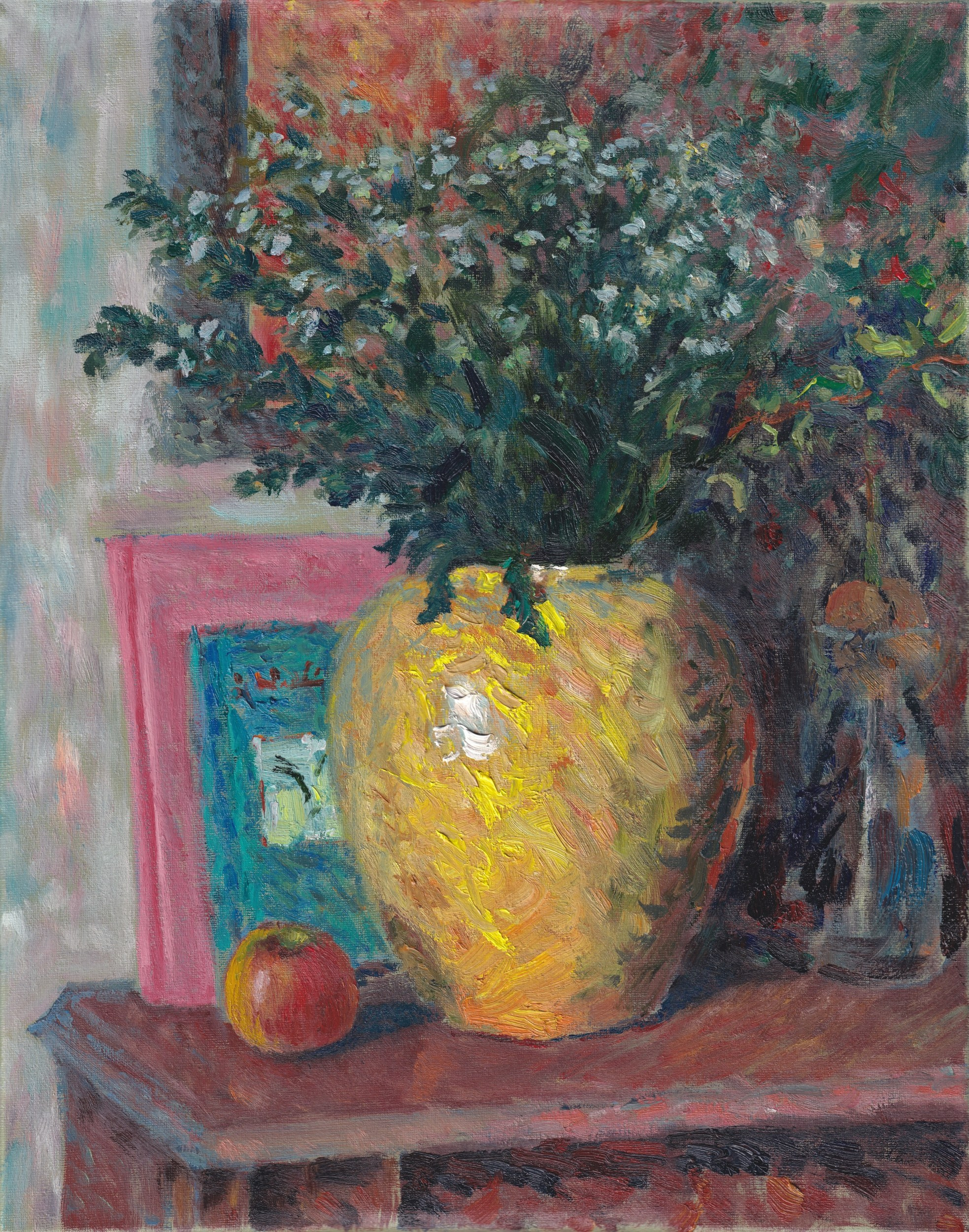 Yellow vase. Evgeniia Bychina, painter