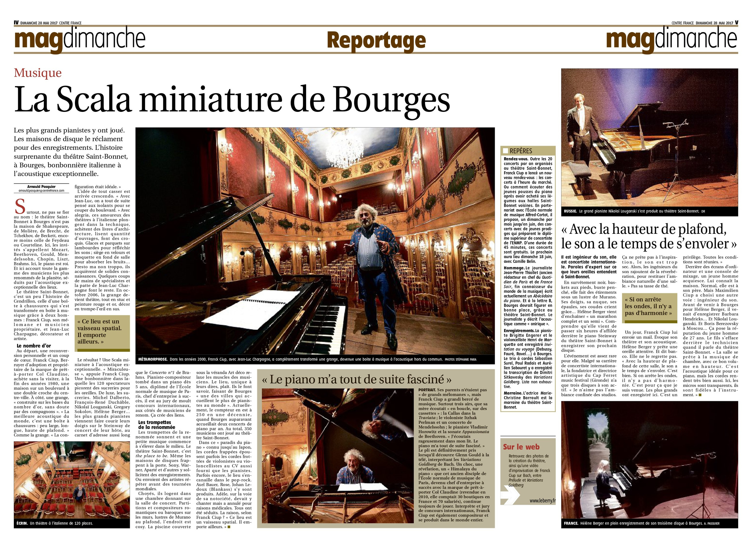 Le Théâtre. Theatresaintbonnet.com