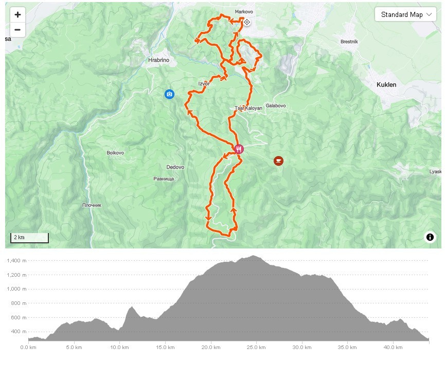 44 KM-КЦМ Ultra. «Plovdiv Hills in MARKOVO» е състезание по планинско бягане