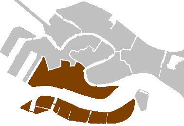 The Dorsoduro area is a popular neighborhood in Venice, known for its museums, art galleries, and stunning views. The Accademia Galleries, Peggy Guggenheim Gallery, and Cini Gallery are all located in this district, along with the famous church of Santa Maria della Salute. The area is also conveniently located near Piazzale Roma, which is only a 15-20 minute walk away.