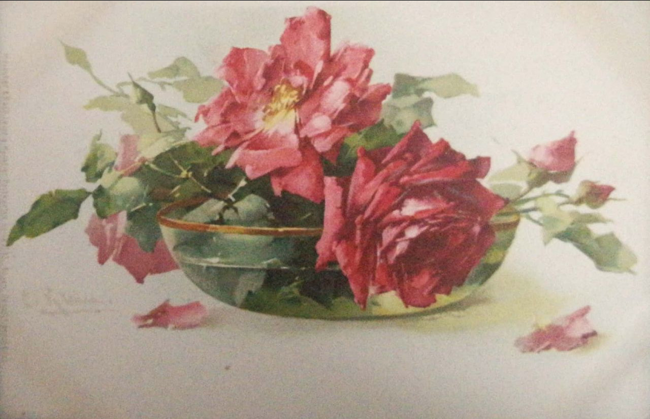 Postkarten-Stillleben von Katerina Klein