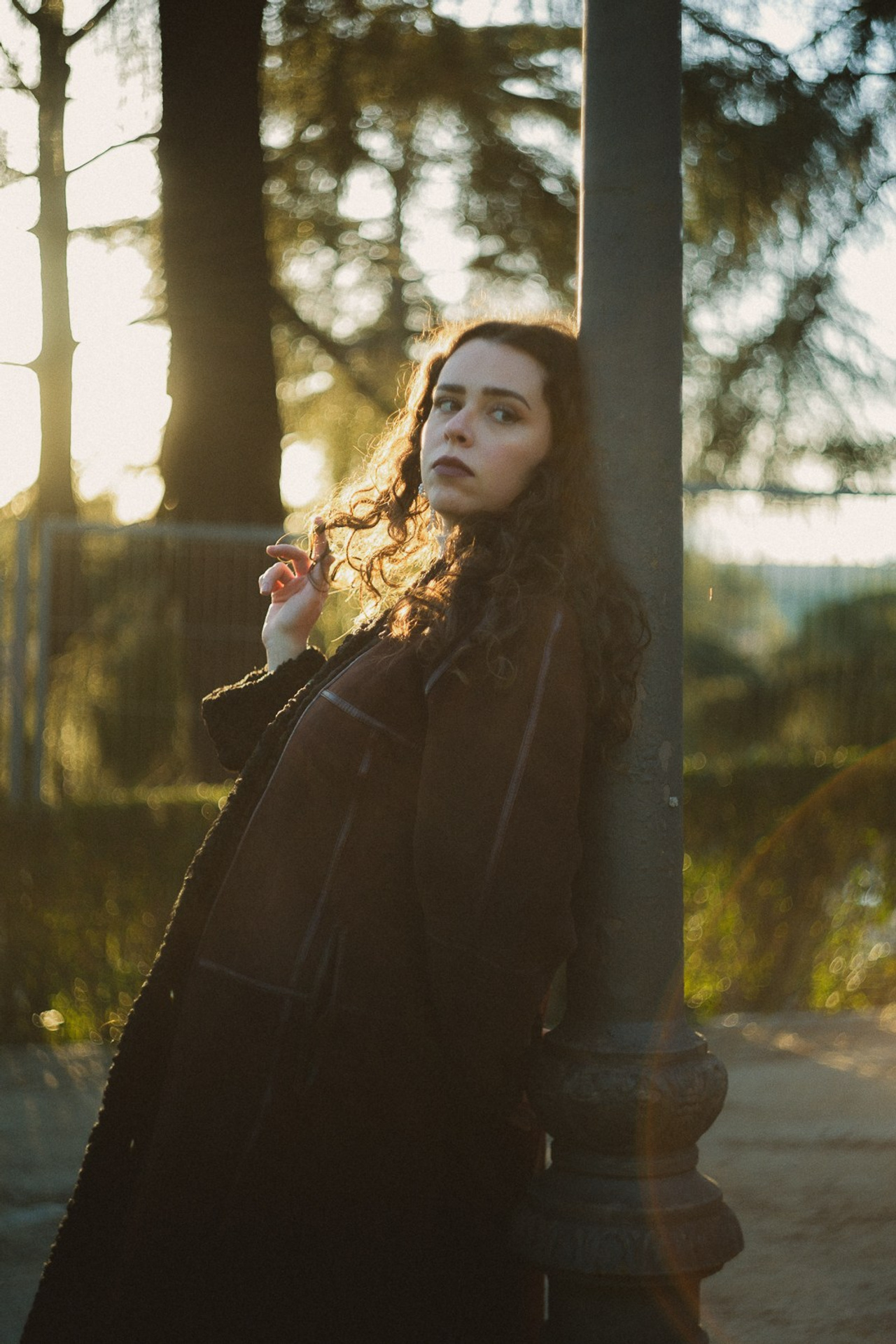 Sesión de fotos en Templo de Debod en primavera. Carlos Medina Fotógrafo de retratos ubicado en Madrid, España