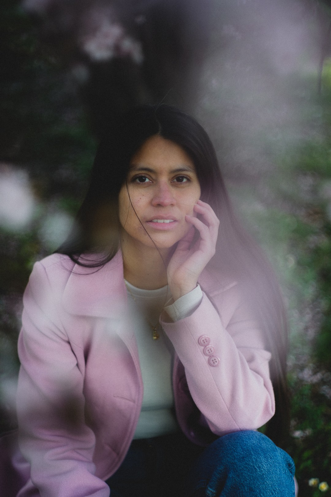 Retratos en primavera en Gran Vía en Madrid. Carlos Medina Fotógrafo de retratos ubicado en Madrid, España