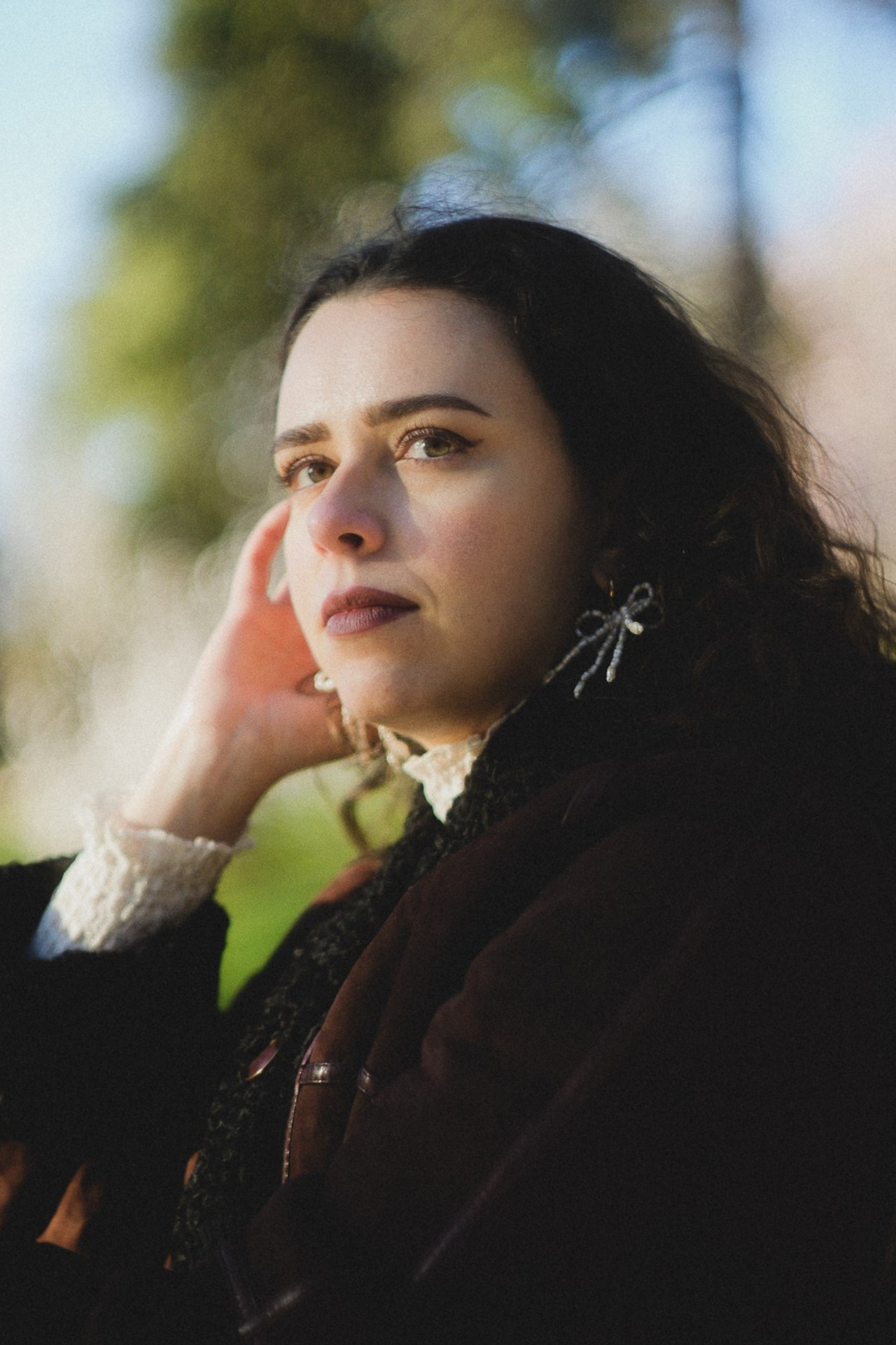 Sesión de fotos en Templo de Debod en primavera. Carlos Medina Fotógrafo de retratos ubicado en Madrid, España