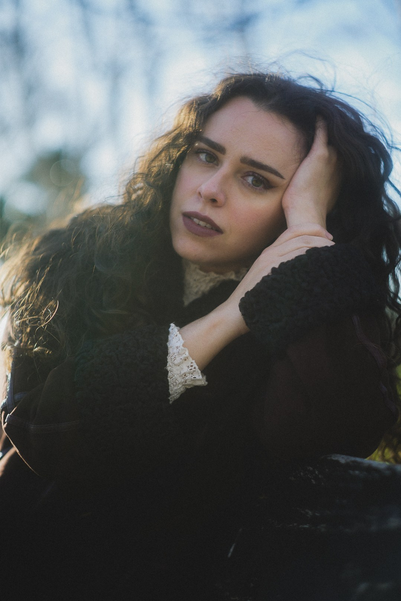 Sesión de fotos en Templo de Debod en primavera. Carlos Medina Fotógrafo de retratos ubicado en Madrid, España