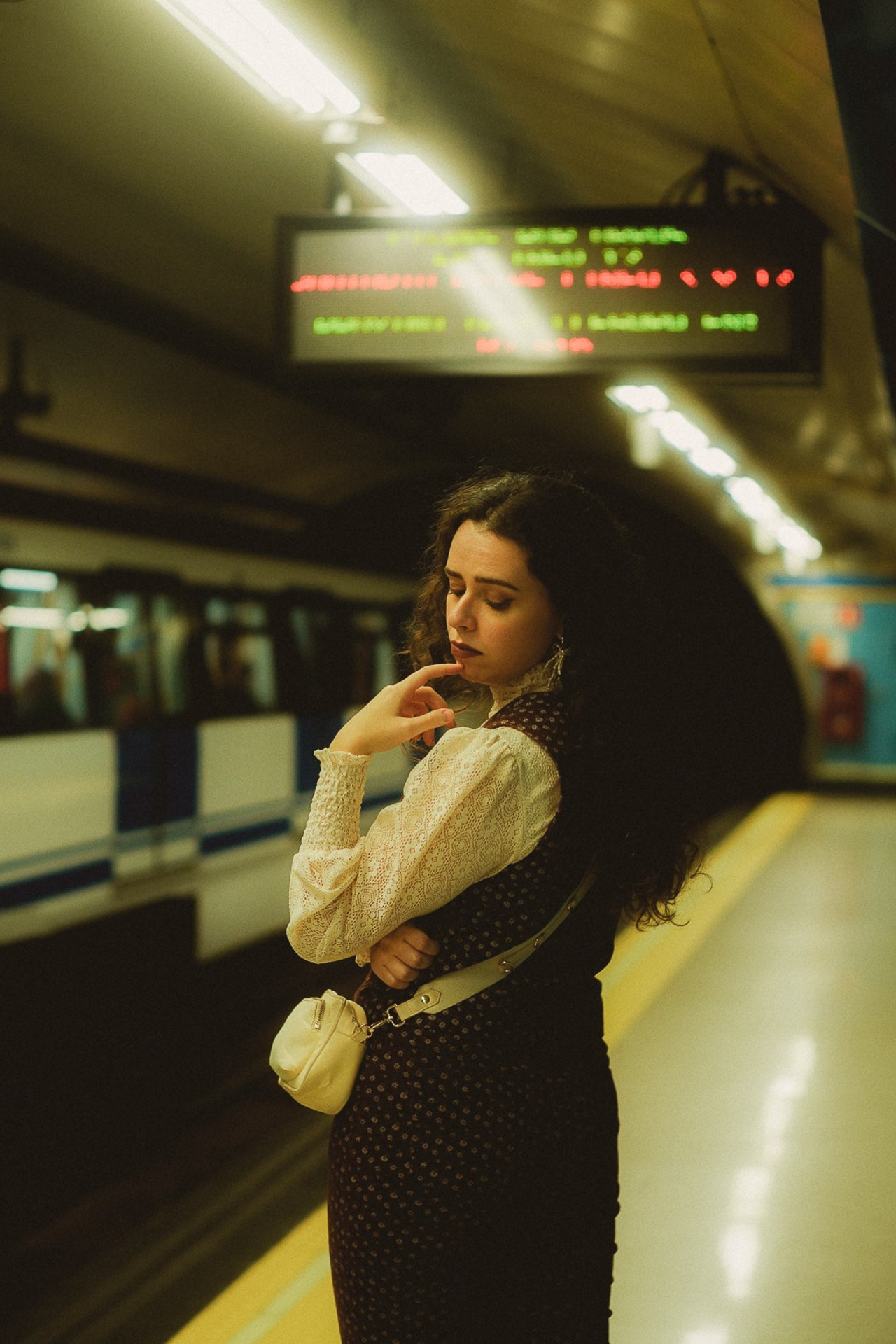 Sesión de fotos en Templo de Debod en primavera. Carlos Medina Fotógrafo de retratos ubicado en Madrid, España