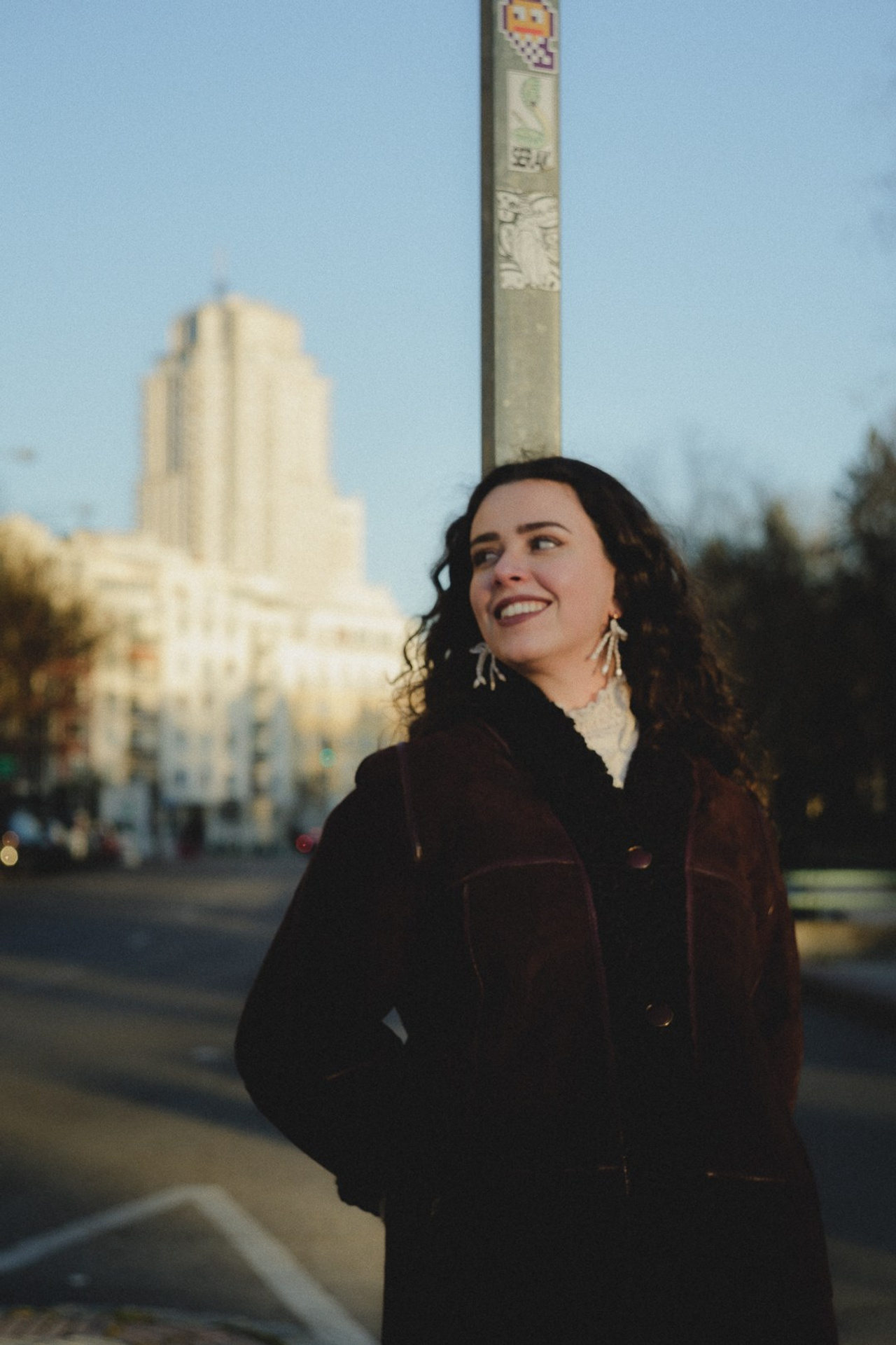 Sesión de fotos en Templo de Debod en primavera. Carlos Medina Fotógrafo de retratos ubicado en Madrid, España