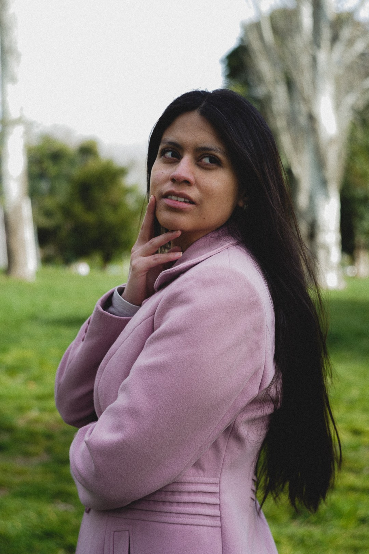 Retratos en primavera en Gran Vía en Madrid. Carlos Medina Fotógrafo de retratos ubicado en Madrid, España