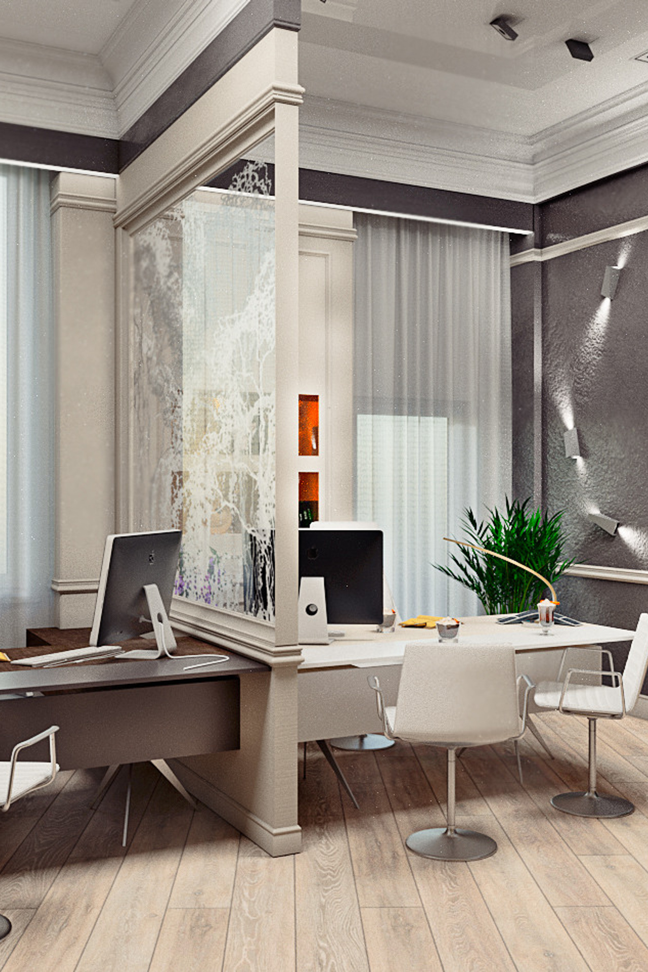 Головной офис производителей осветительного оборудования. 120 м². г. Кишинев