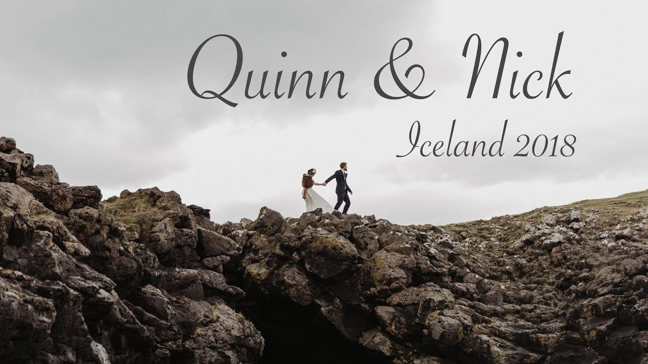 Elopement wedding photo session in Iceland | Quinn & Nick. Iceland elopement photographer & videographer