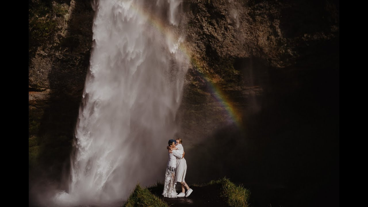 Katri+Johanna. Iceland elopement wedding videographer