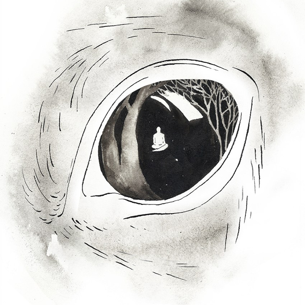 Iliustration for book by&nbsp;Wawrzyniec Jan Dąbrowski “Alchemia Czarnych Lodowców”