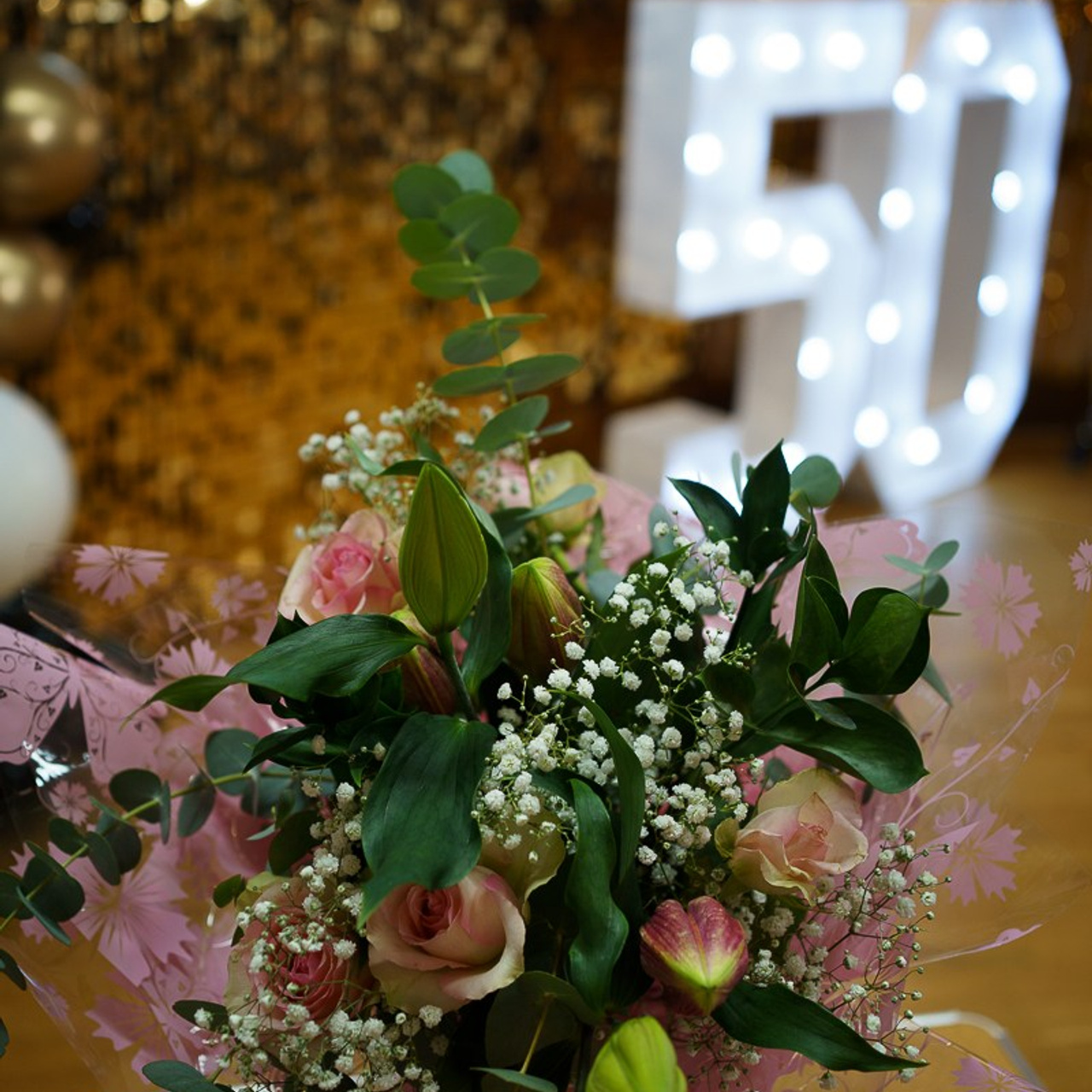 Anniversary evening beautiful lady.