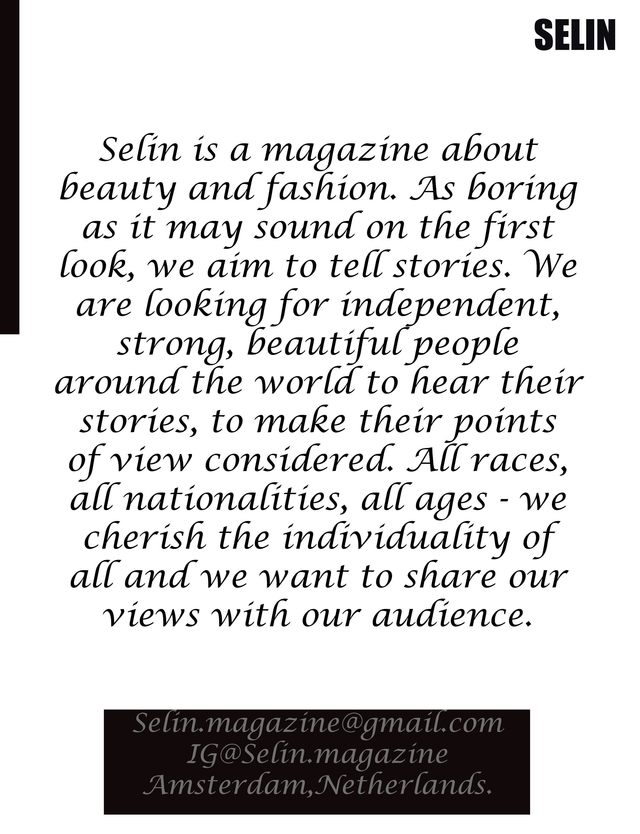 Publication in Selin fashion magazine!!!. Wedding and family photographer