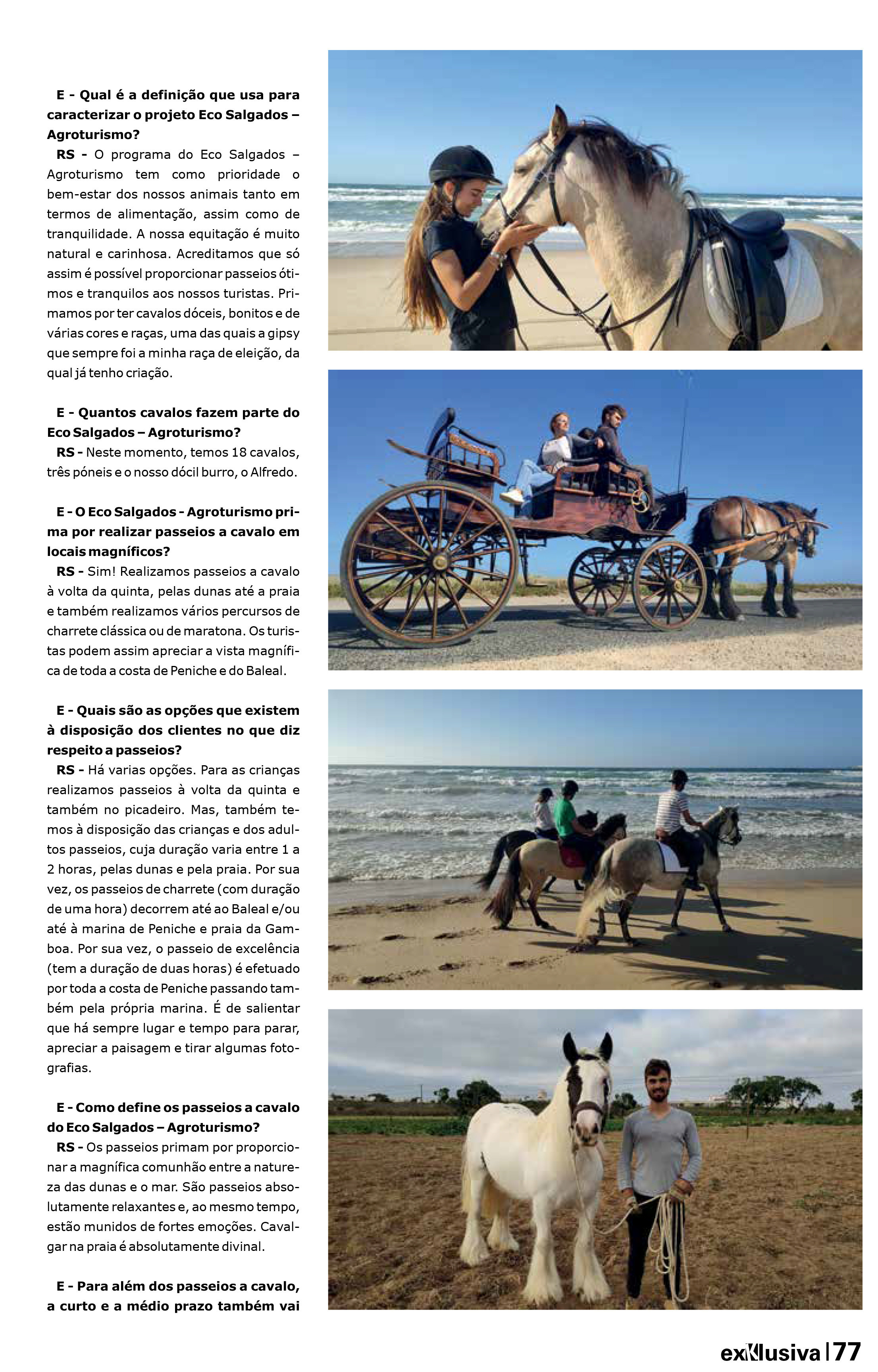 Eco Salgados Agroturismo publicado na revista