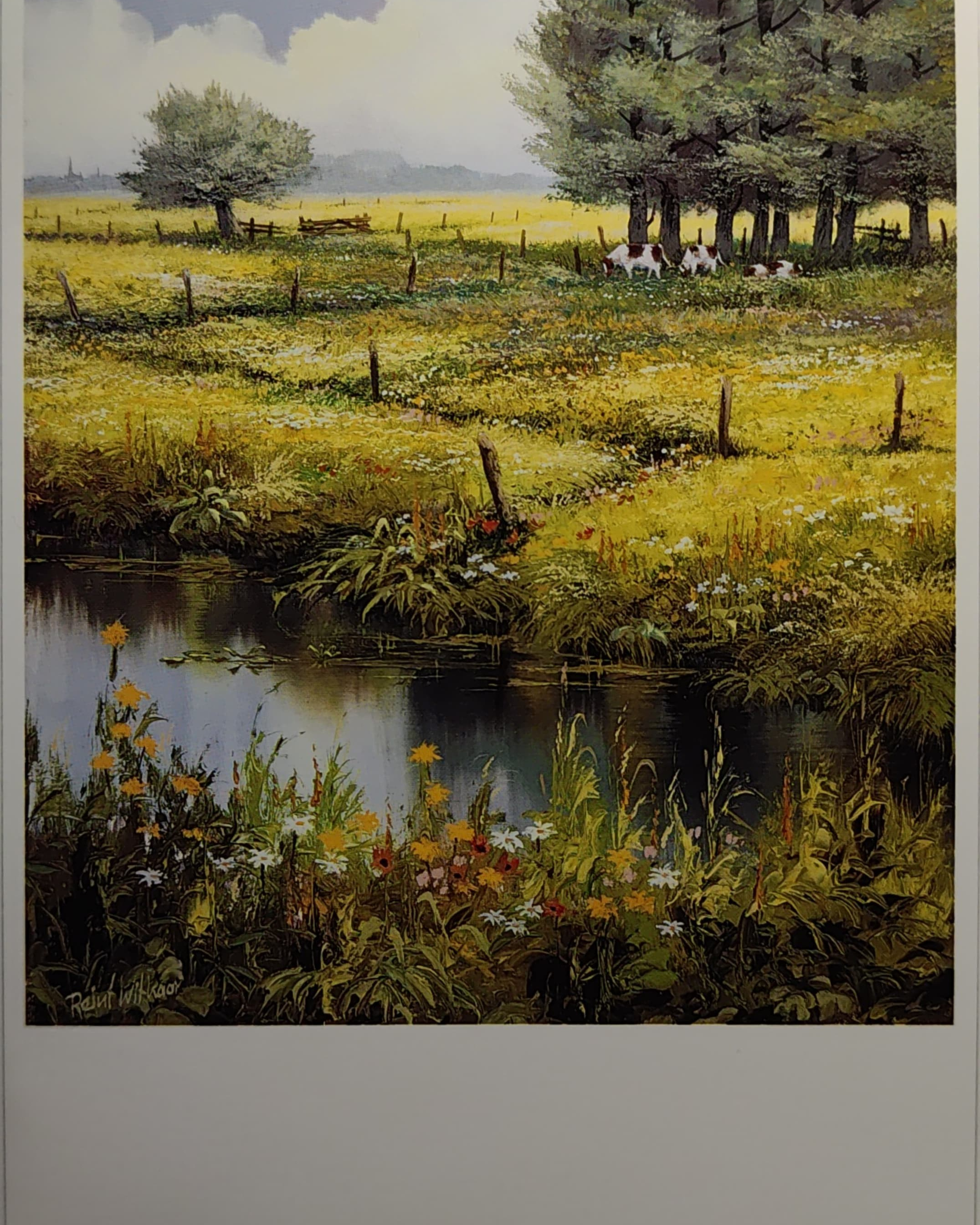 Reint Withaar — Maler bezaubernder Landschaften. Fotografin, Sammlerin von Vintage-Postkarten und Schöpferin von Geschichten an der Schnittstelle zwischen Vergangenheit und Persönlichem. Ir