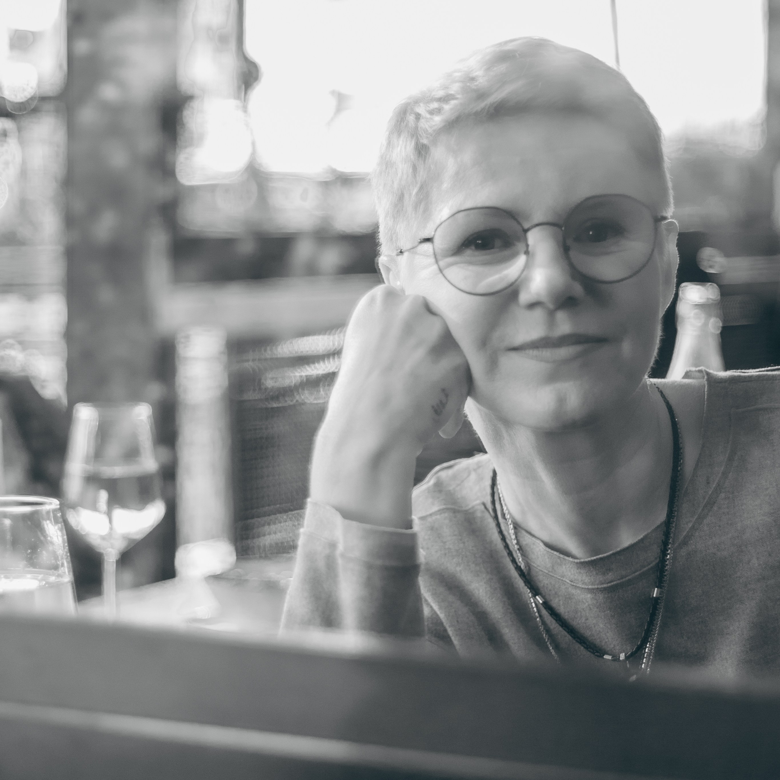 Portrait of UK-based visual artist and photographer in Eastbourne, creative female photographer for fine art projects