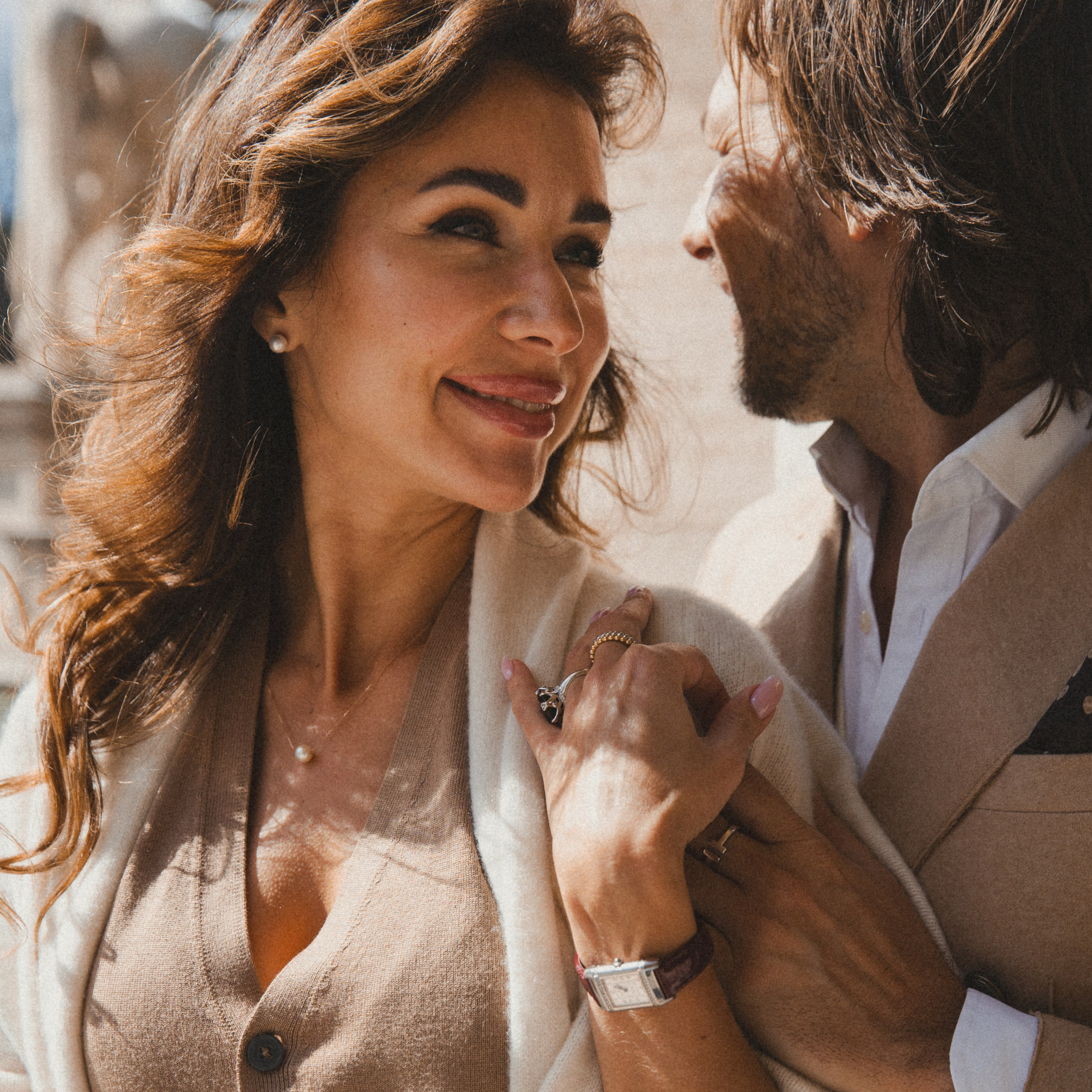 exclusive photoshoot rome expensive old money look cartier loro piana 