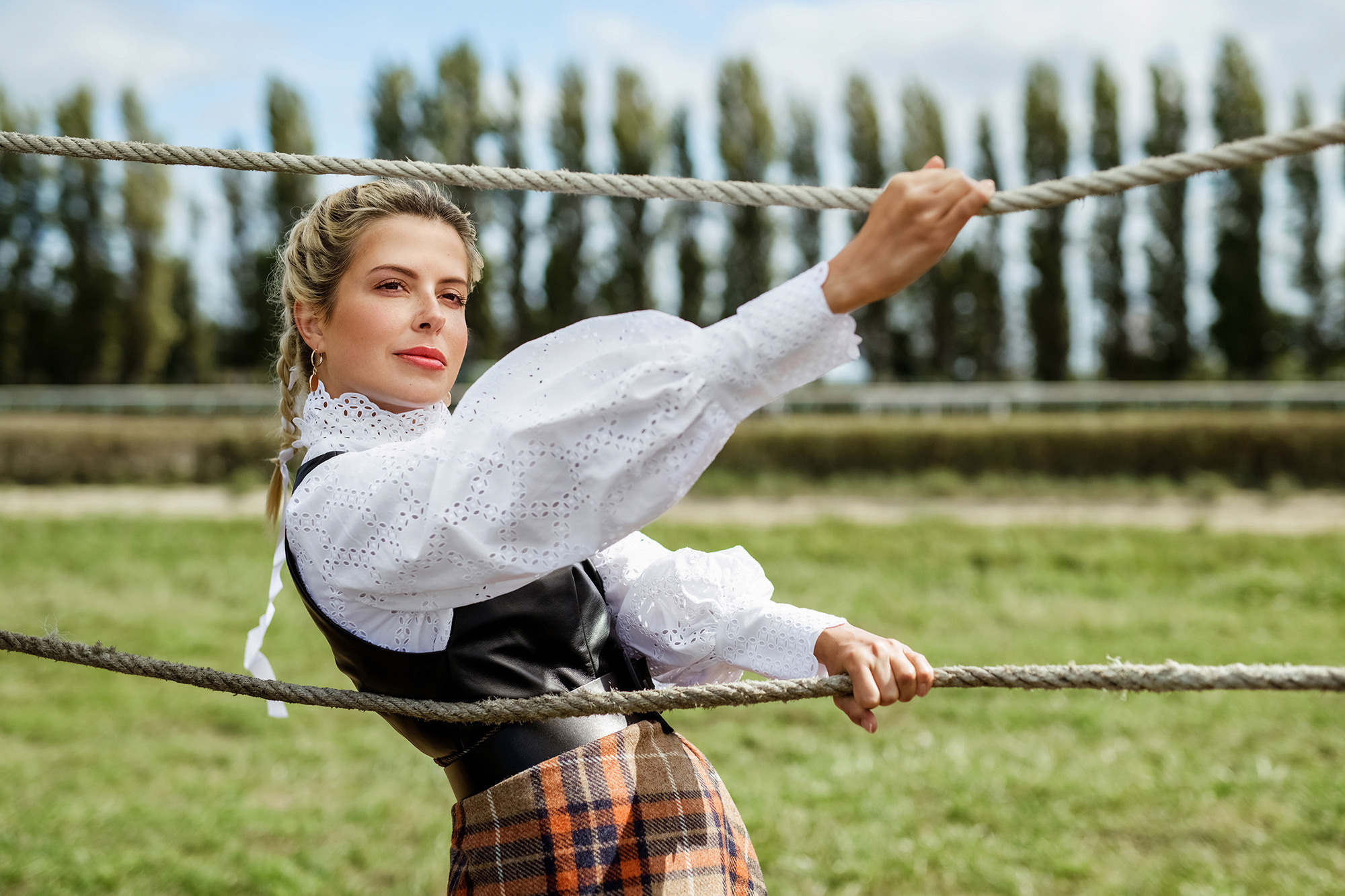 Process — a ballerina and a horse