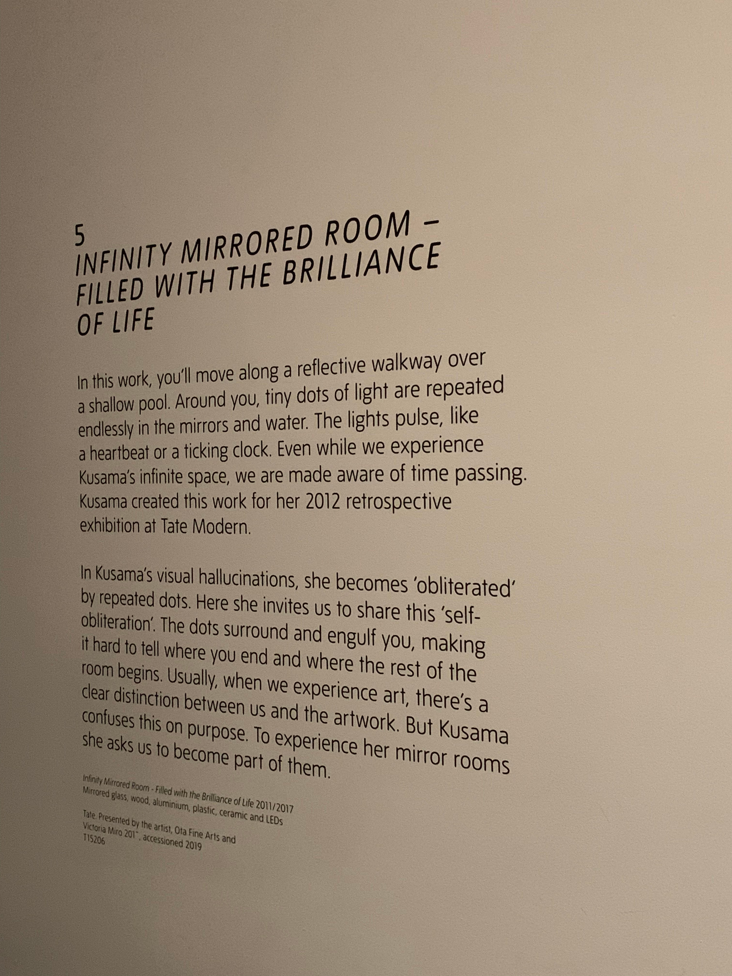 Про Кусаму в Tate Modern. Виктория Дини. Арт-фотография