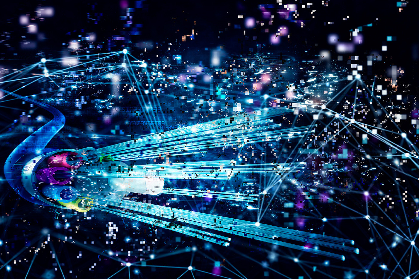 Retele de fibra optica, infrastructura de telecomunicatii