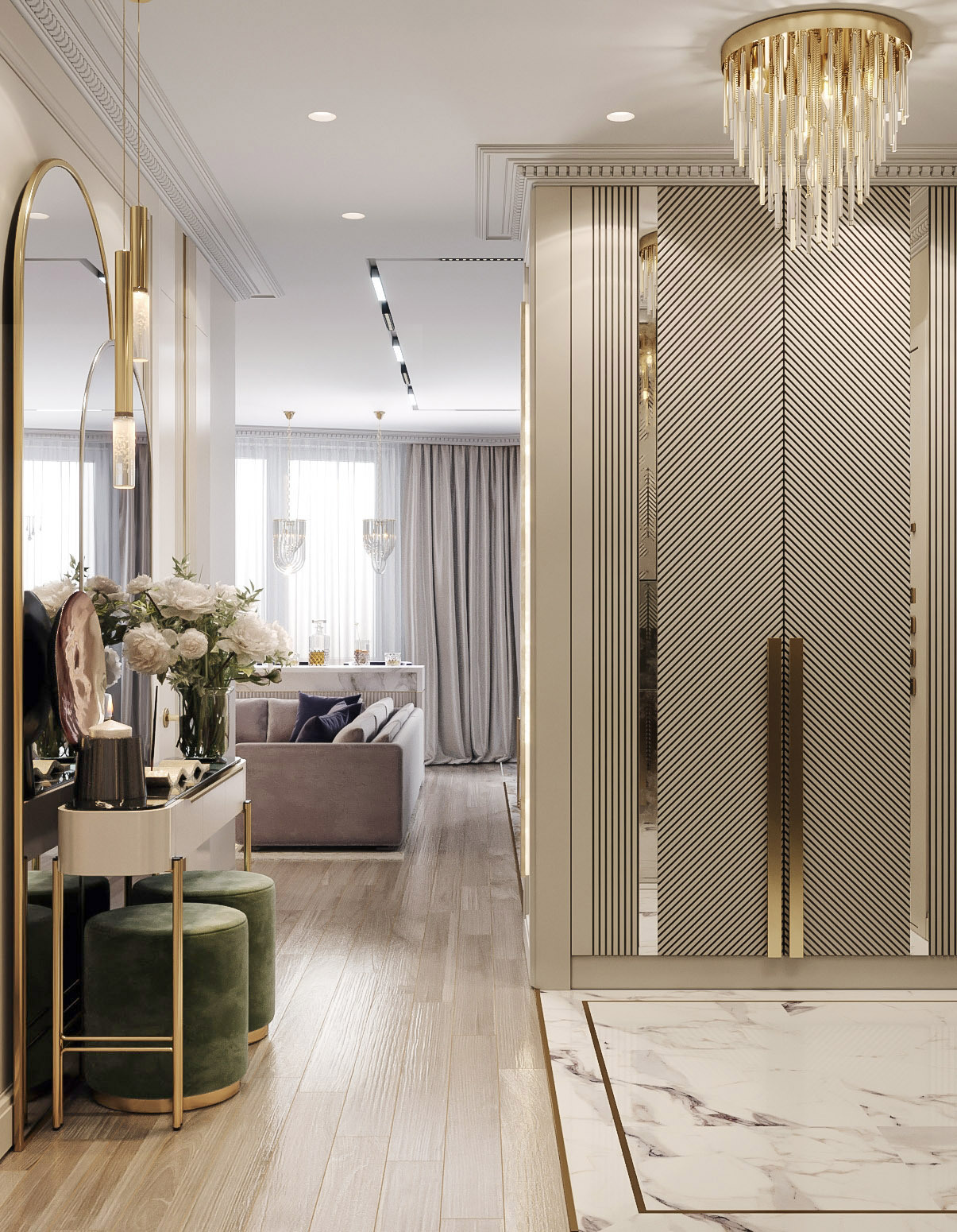 ЖК ЦАРСКАЯ ПЛОЩАДЬ 87 м². Студия Интерьерного Дизайна Artis Interiors