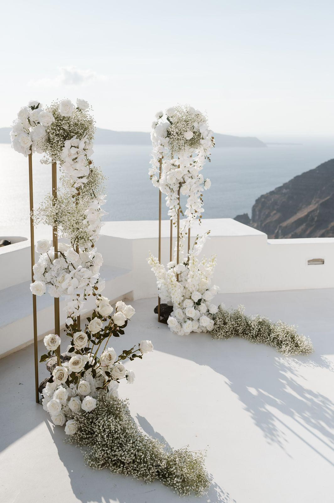 Decor and Venues Santorini. Photographer in Santorini SokoLOVE Alex| Flying Dress Santorini