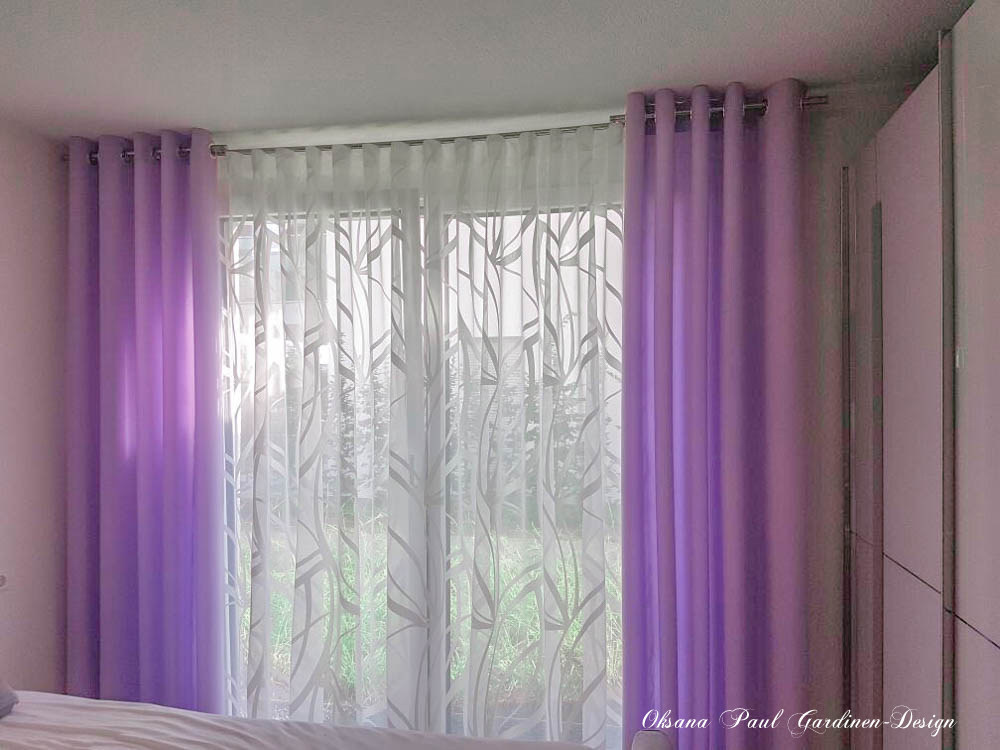 Спальня / Schlafzimmer ➜. Oksana Paul-Gardinen-Design Oksana Paul ✧ Art of Gardinen & Textile Design ✧ Polymer Clay Art & Handmade Creatures