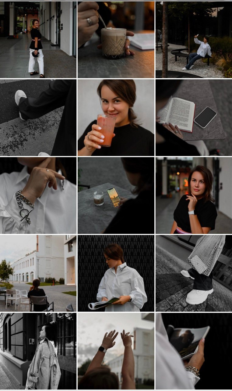 Візуальний дизайн для особистих та бізнес блогів IG. ANNA-MARIA PHOTO CONTENT CREATOR — фотограф, естет, художник і візуальний експерт Instagram у Празі