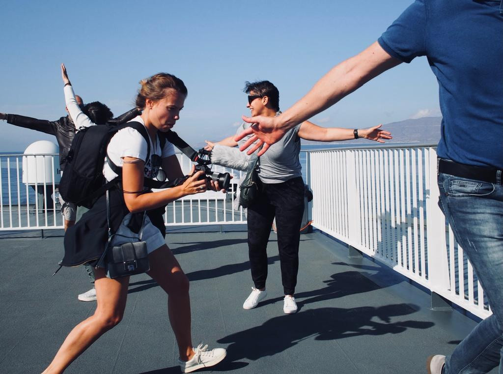 Backstage. Annecy Film — Videography, Vidéaste Kate CRAMON in Annecy and Geneva