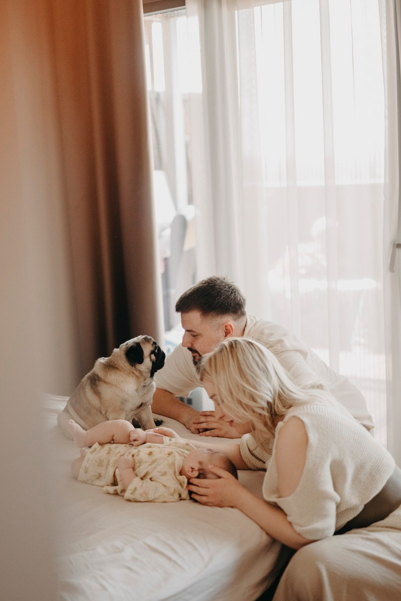 Jelena, Uros i Vasilije / porodicno fotografisanje kod kuce. Deciji i porodicni fotograf u Beogradu Oksana Skendzic