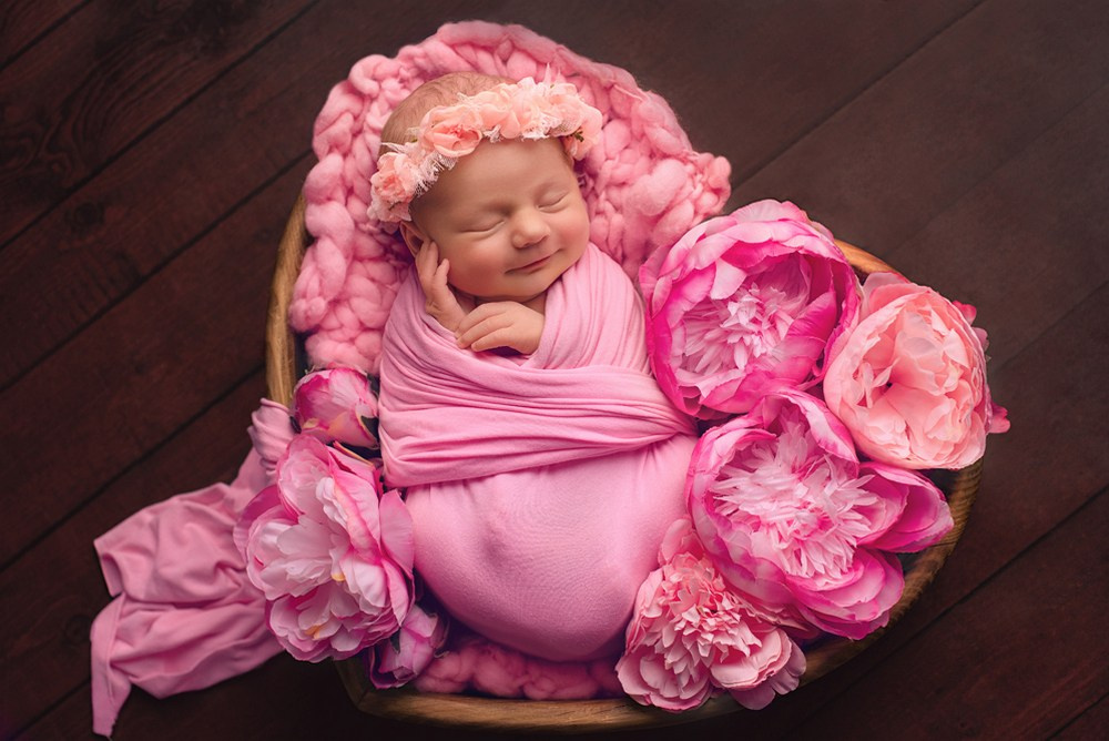 Sesja noworodkowa dla dziewczynki w Trójmieście - Natalia Lucko
