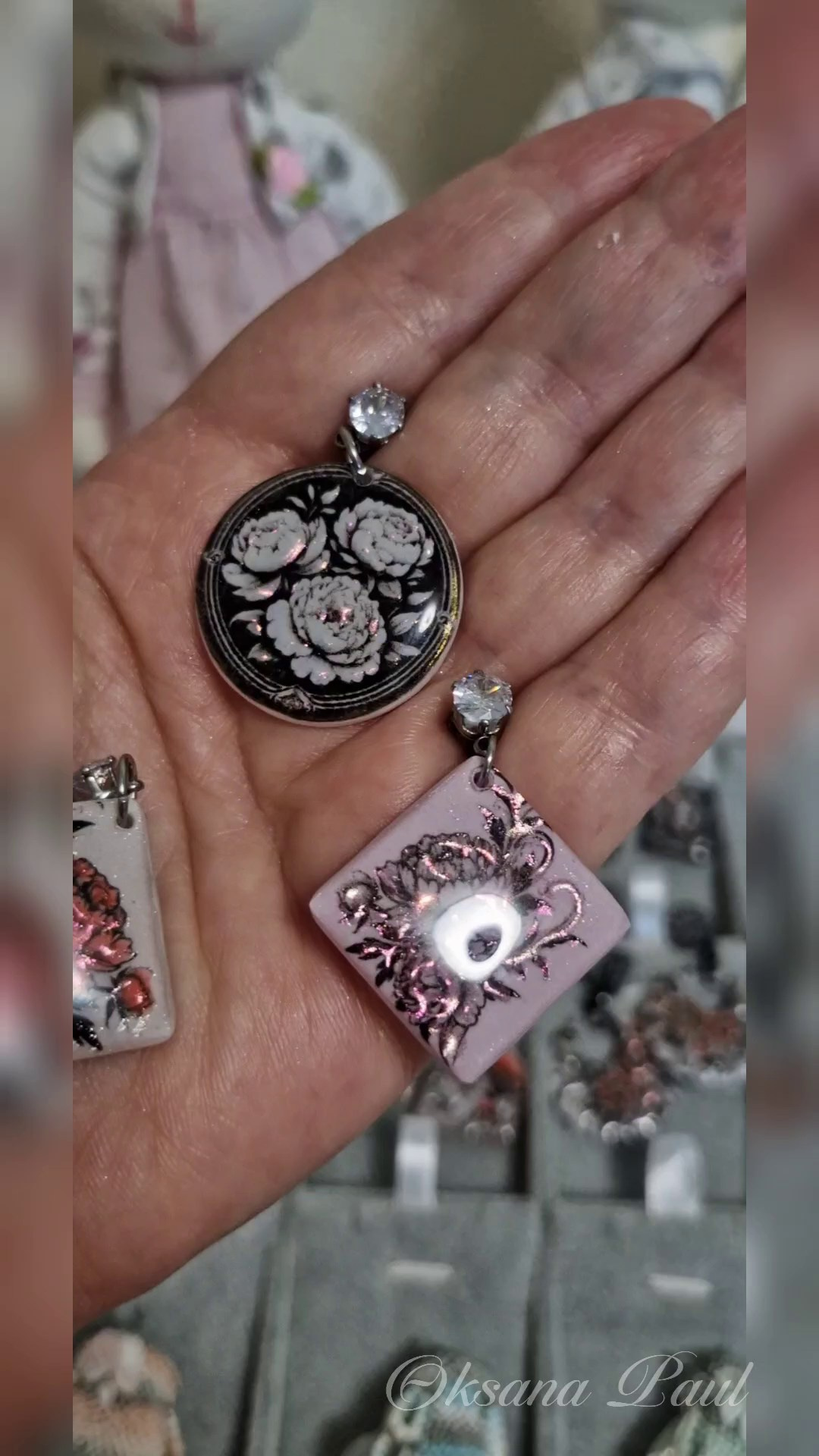 Декор из полимерной глины / Polymer Clay Deko →. Oksana Paul-Gardinen-Design Oksana Paul ✧ Art of Gardinen & Textile Design ✧ Polymer Clay Art & Handmade Creatures