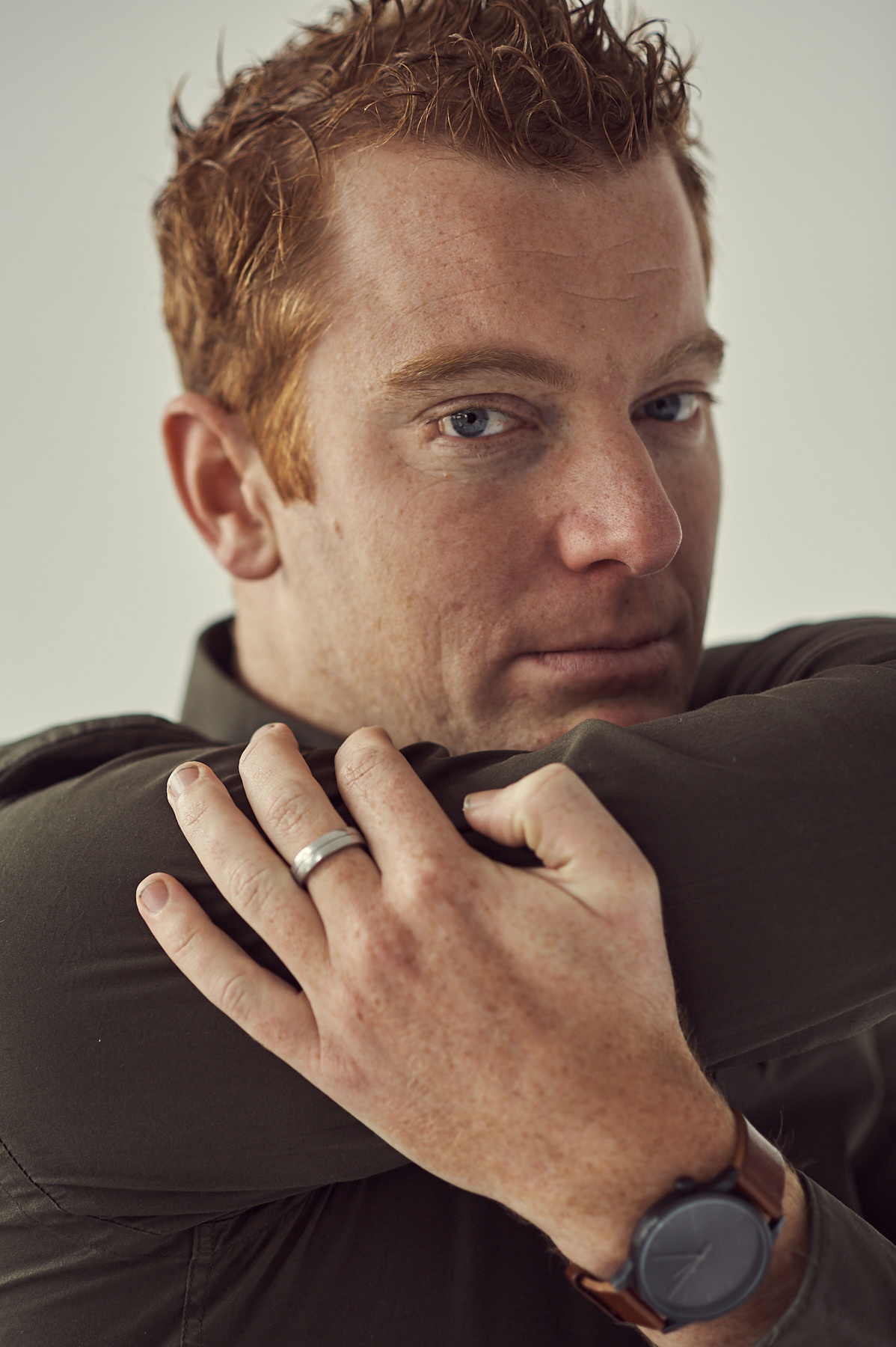 Headshot portrait of a young architect