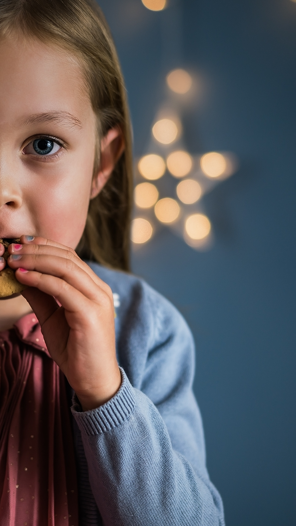 Kinder Kerst fotoshoot. Tatyana Van Hedent een fotograaf te Zele, Oost-Vlaanderen
