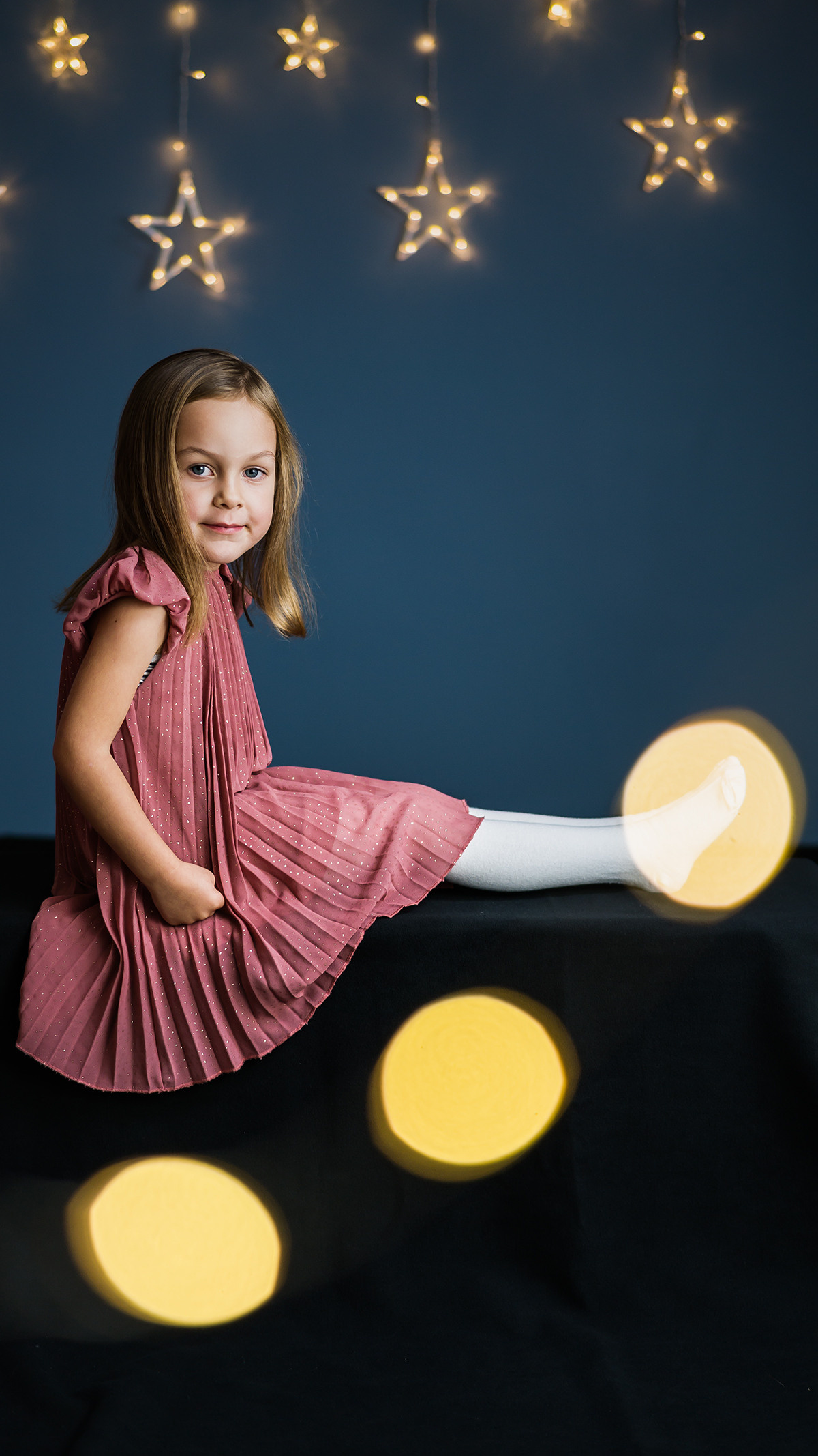 Kinder Kerst fotoshoot. Tatyana Van Hedent een fotograaf te Zele, Oost-Vlaanderen