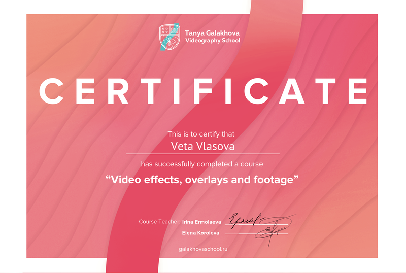 Vidéographe au Luxembourg Veta Vlasova